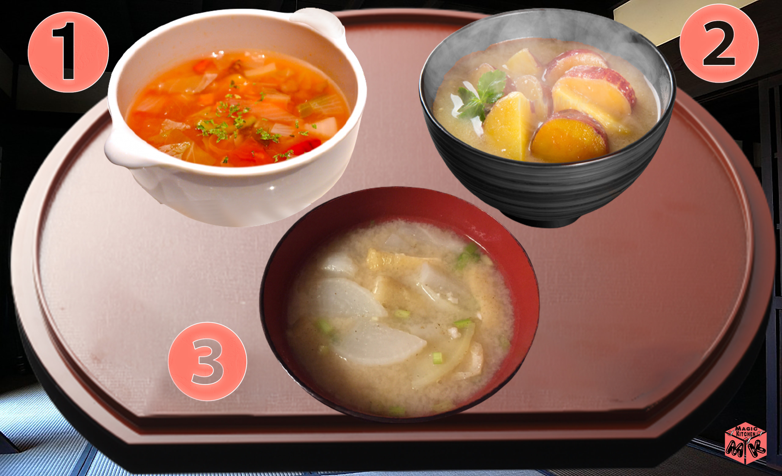 カツ丼 汁物