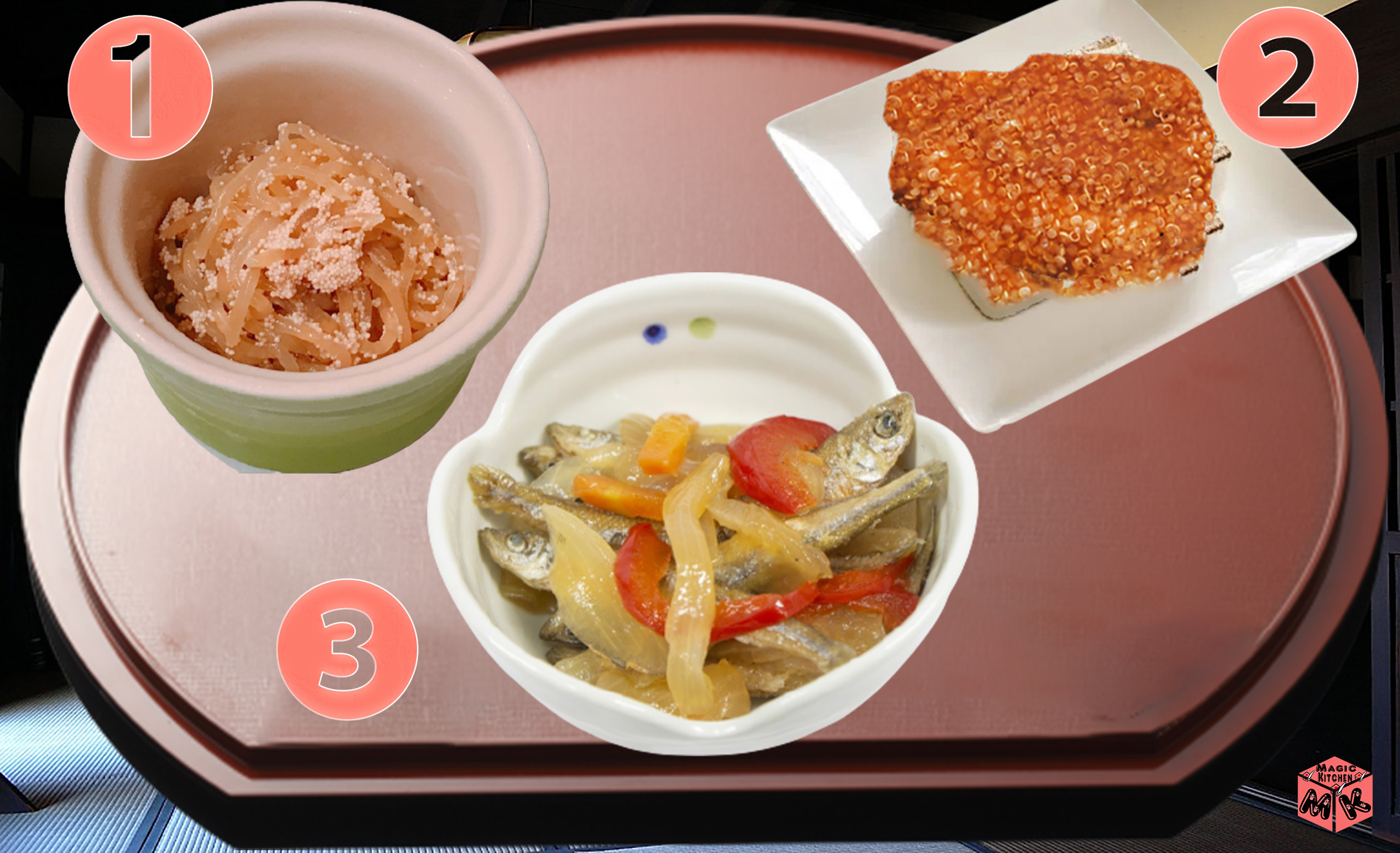 カツ丼 副菜