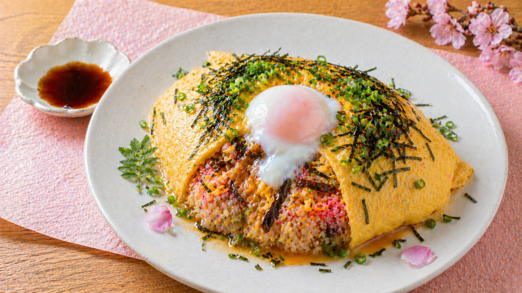 ちらし寿司 リメイク オムライス