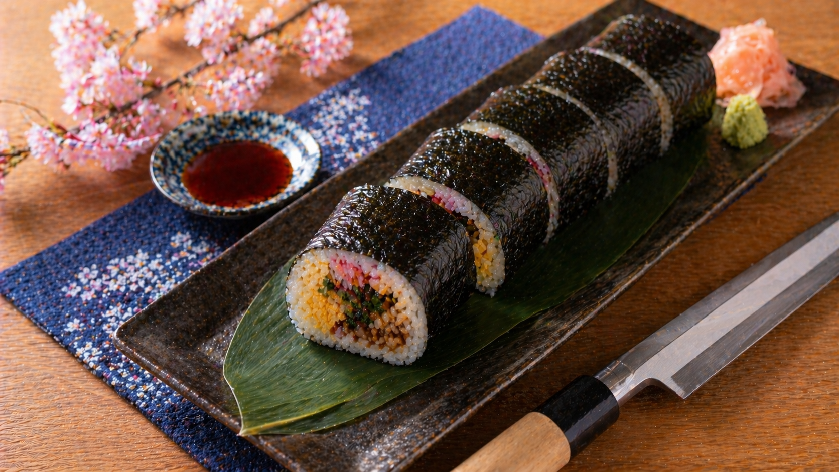 ちらし寿司 リメイク 太巻き