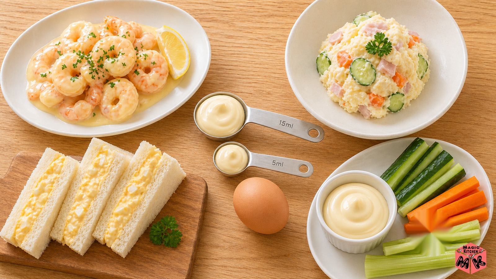 マヨネーズ大さじ1小さじ1の活用レシピ3選