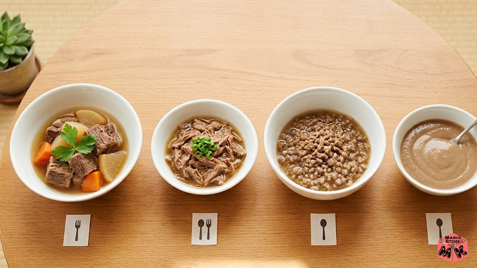 介護食 嚥下区分 UDF 早見表 肉