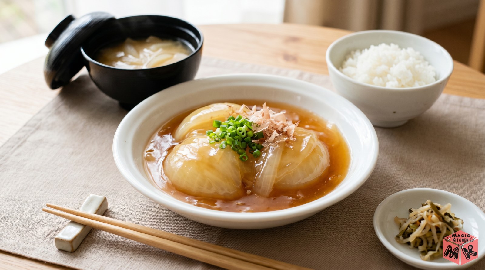 玉ねぎを柔らかく加熱したグラタンスープ