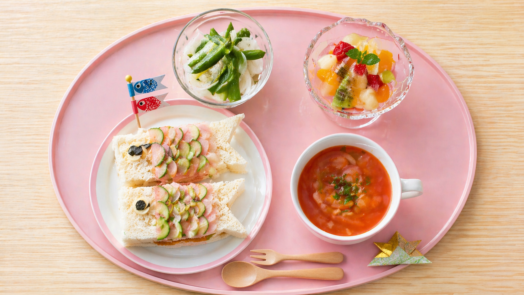 端午の節句 献立B 家族向け洋食