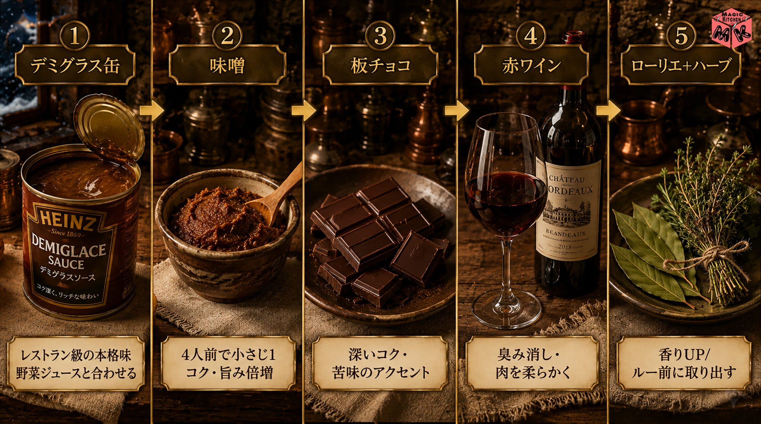 ビーフシチューの隠し味5選★レストランの味