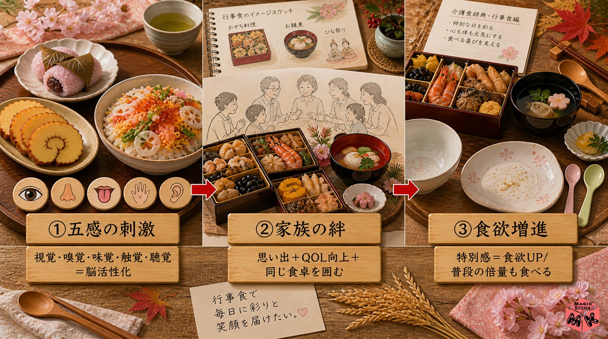 介護食で行事食を作る3つの意味