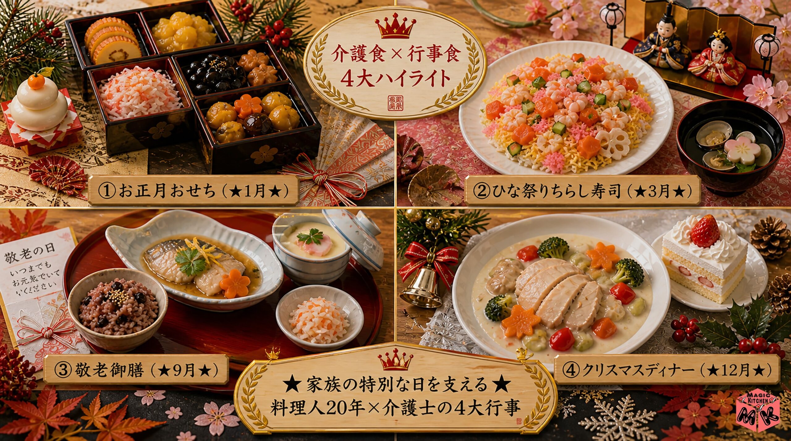 介護食&times;行事食ハイライト4選