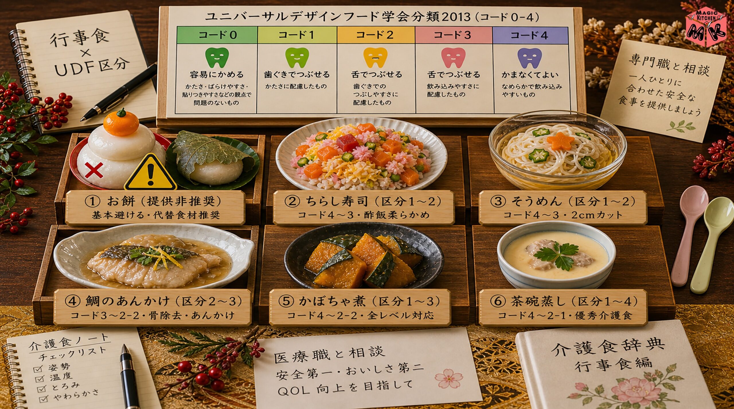 行事食 UDF&times;学会分類2013対応