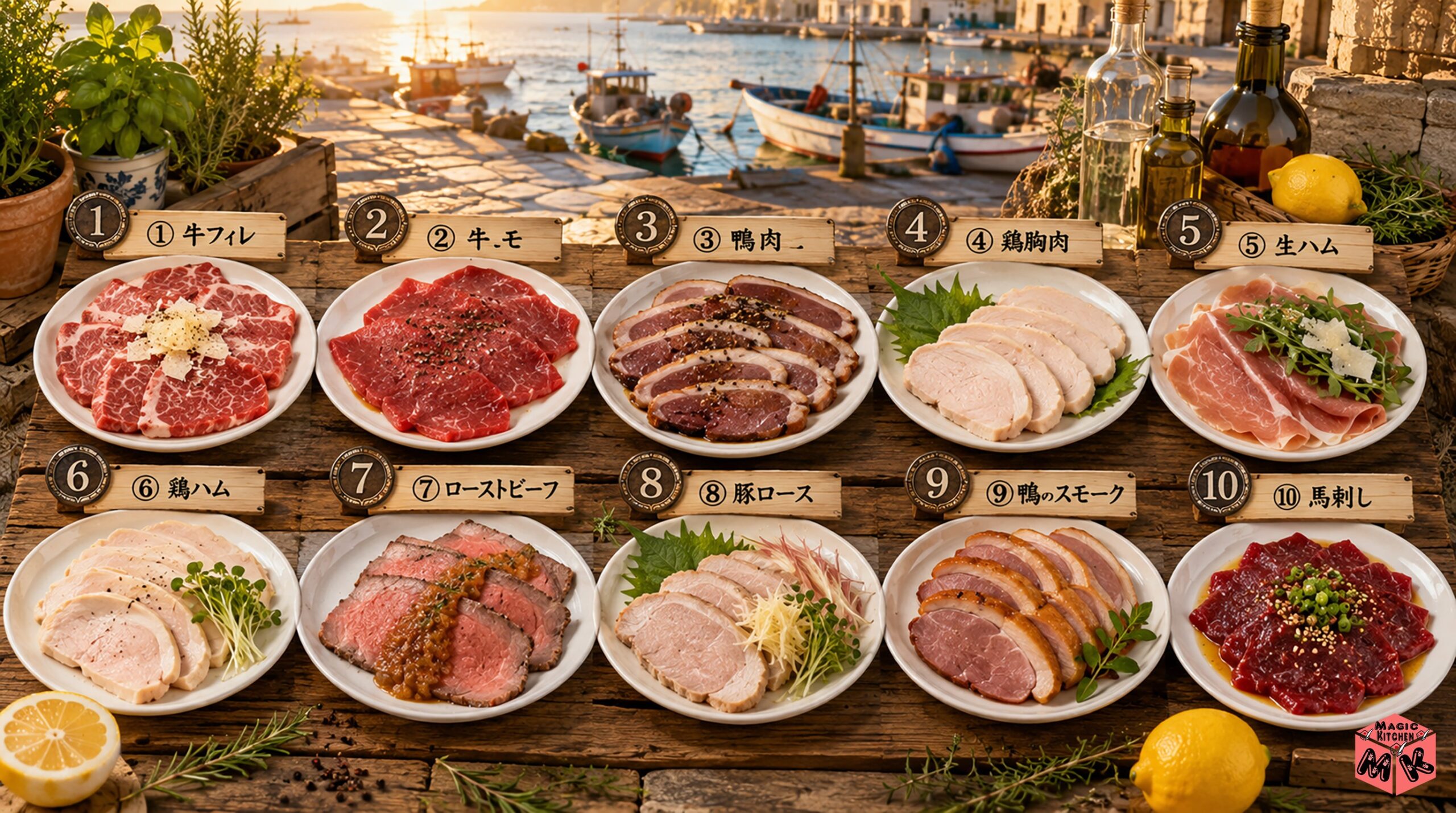 カルパッチョの肉系具材10選