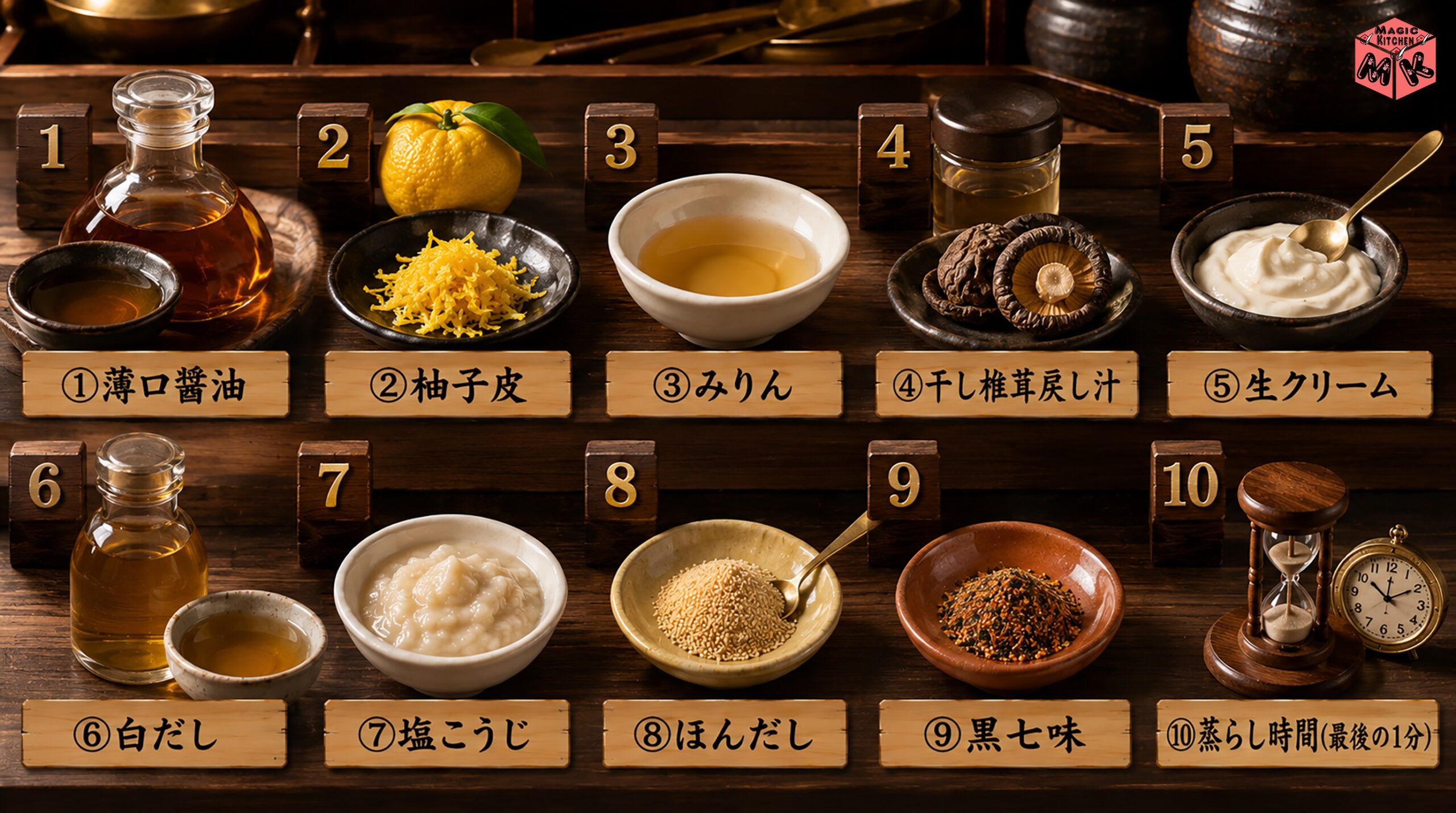 茶わん蒸しの旨みを底上げするちょい足し素材10選