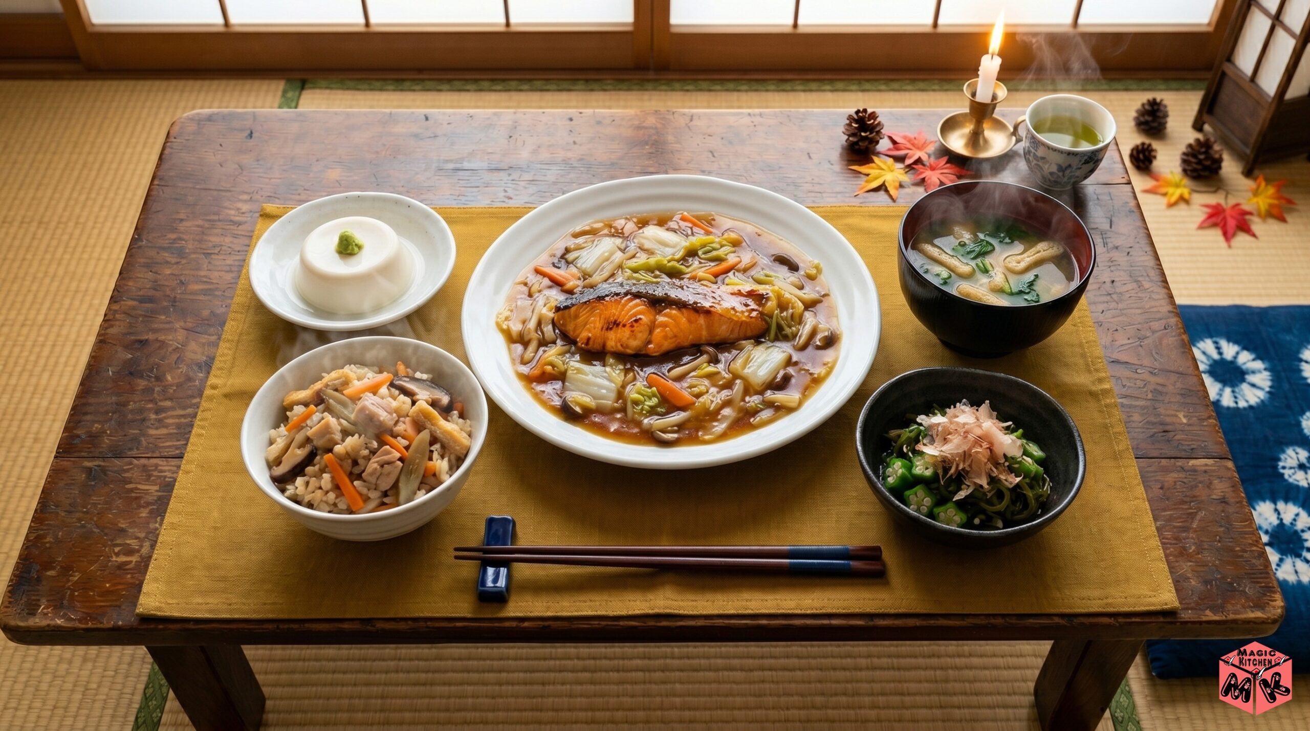フッくんの店メニュー献立例A 中華あんかけ型