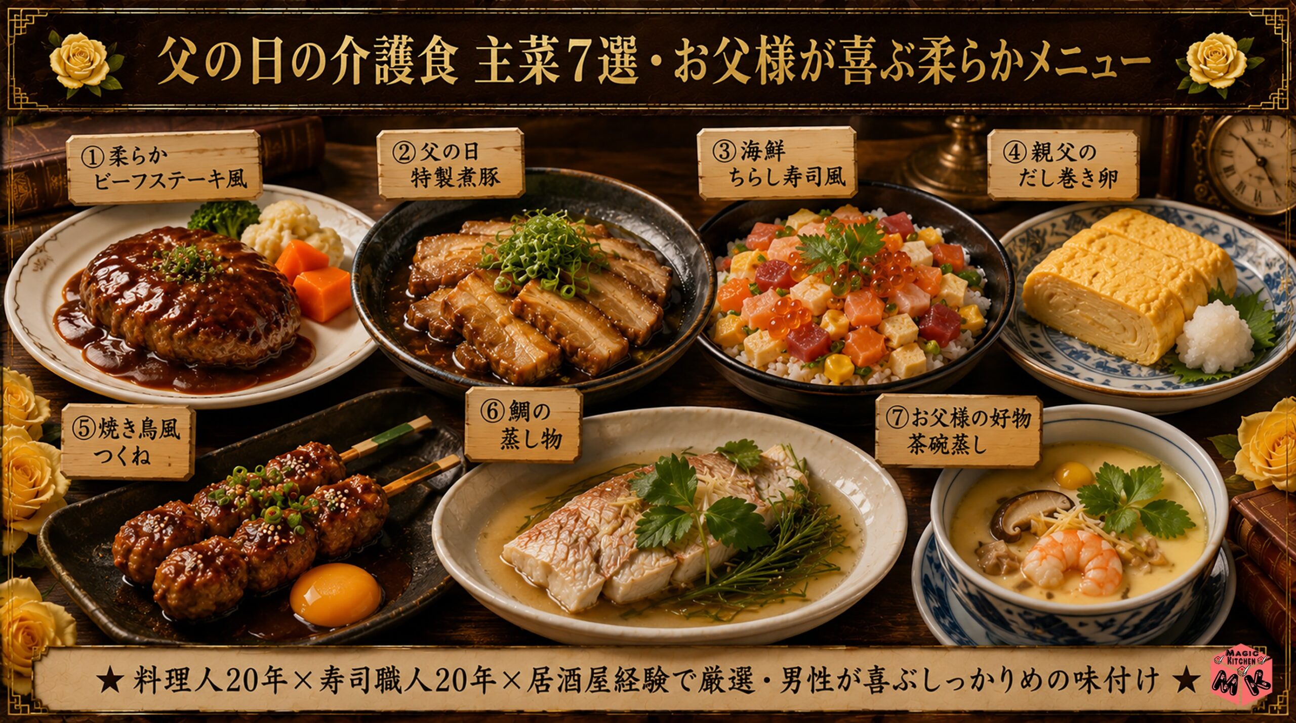 父の日の介護食 主菜7選