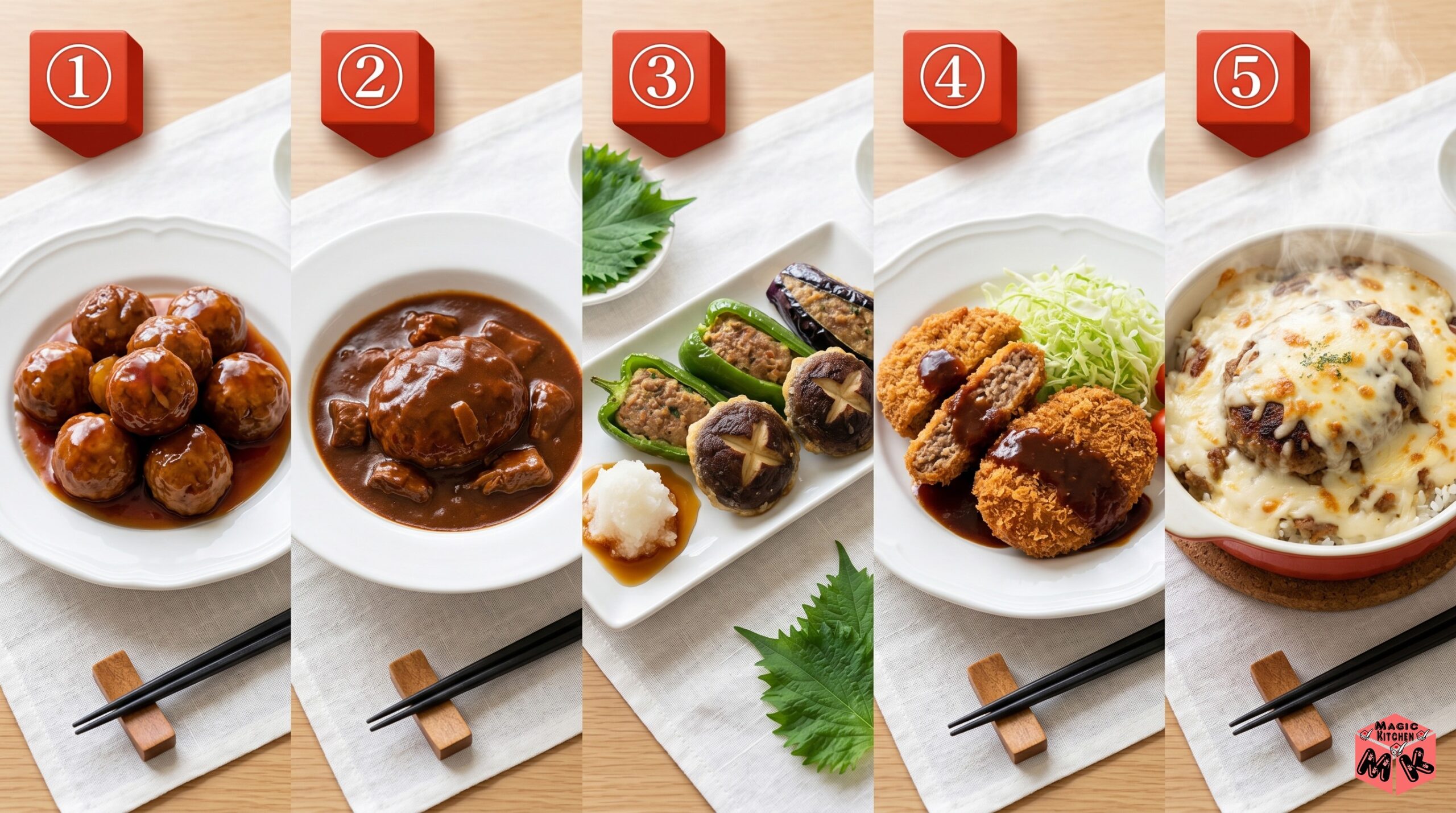 ハンバーグタネが余った時のアレンジ5選