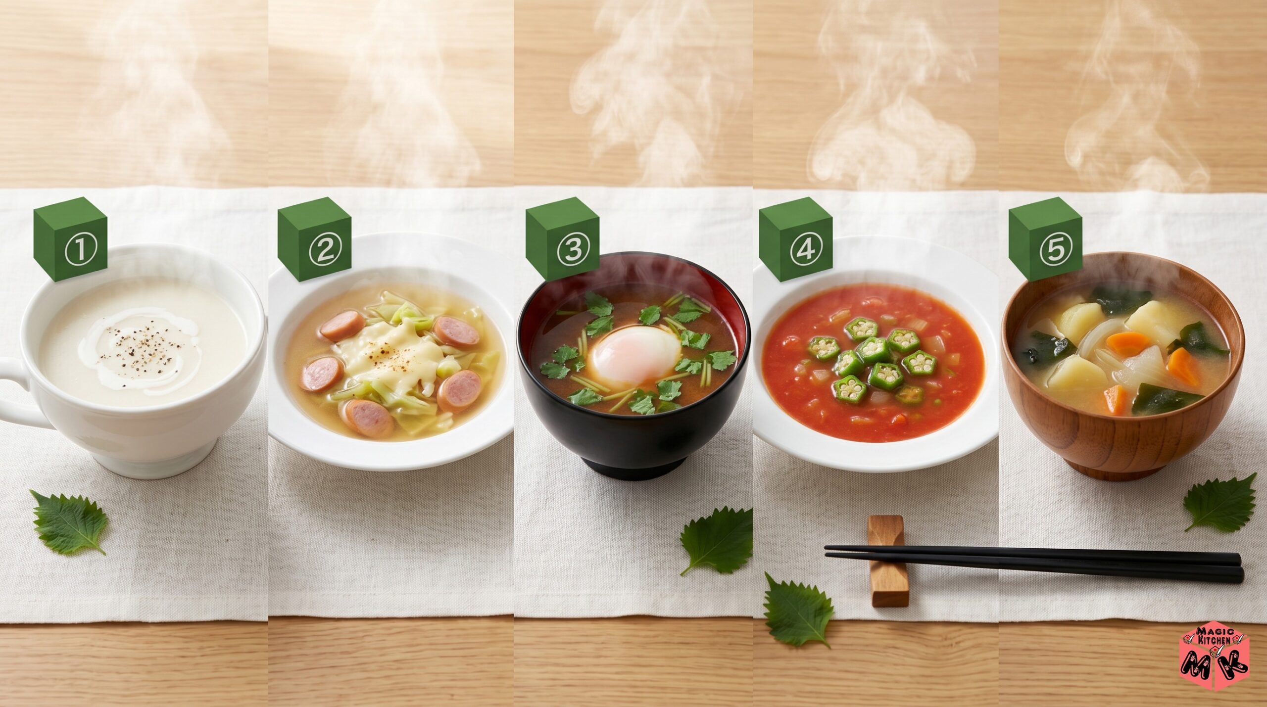 おろしハンバーグに合う汁物5選