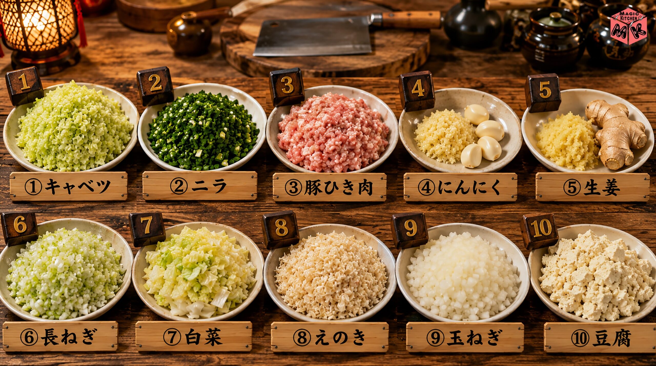 餃子の定番具材10選