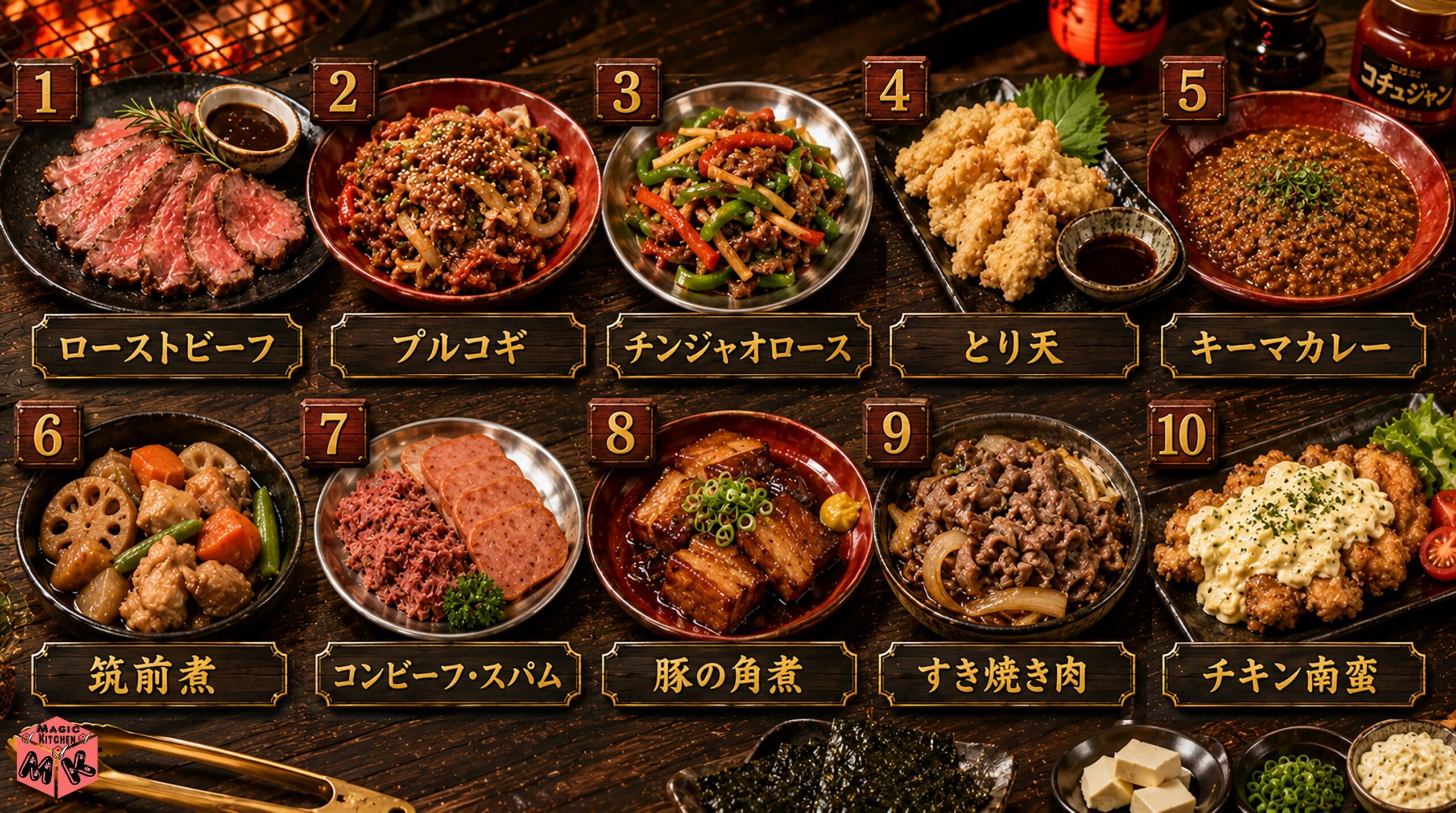 手巻き寿司の肉具材【変わり種10選】ローストビーフ・生ハム・ベーコンほか