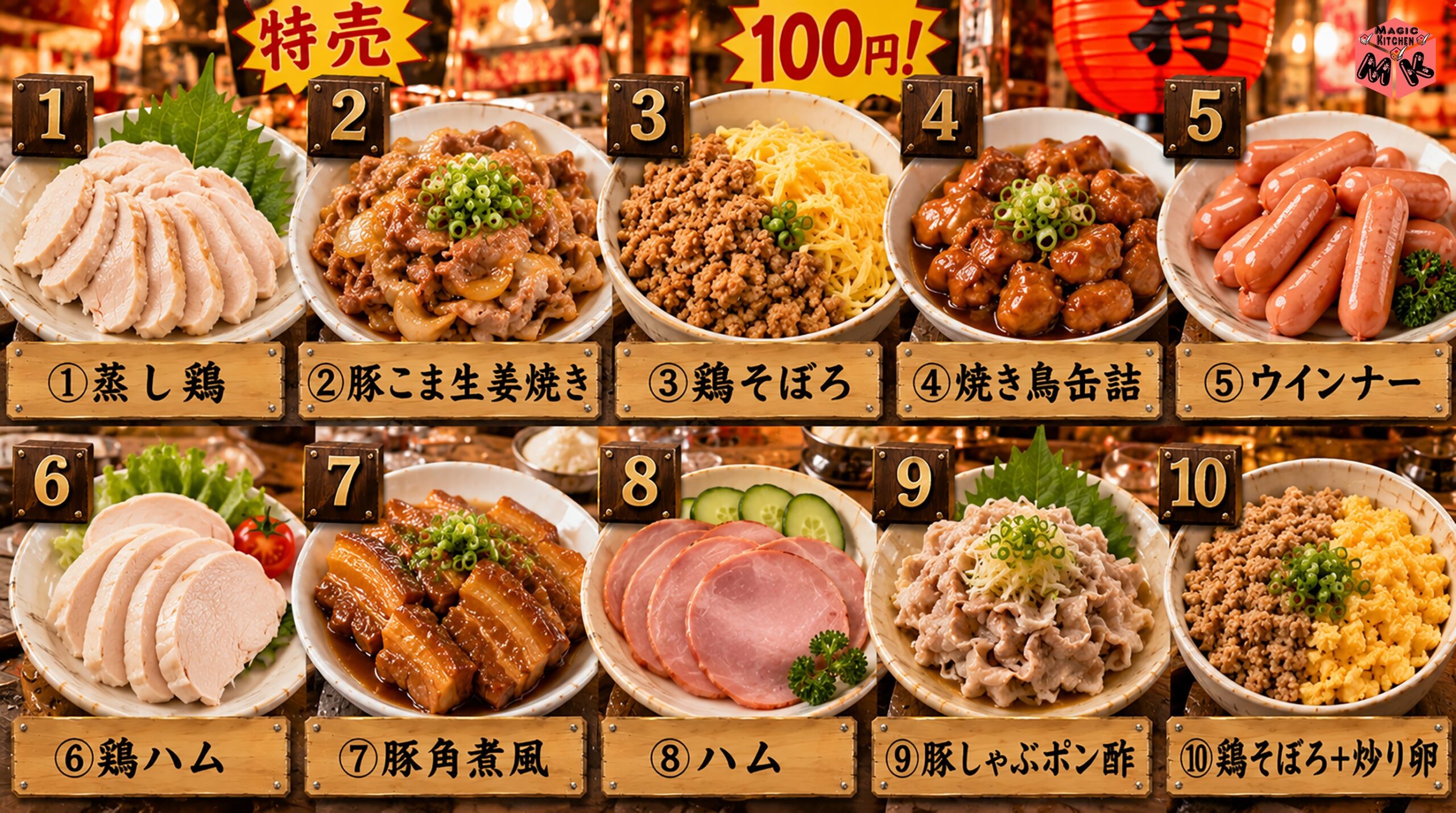 手巻き寿司の節約肉10選 鶏むね蒸し鶏・豚こま生姜焼きほか