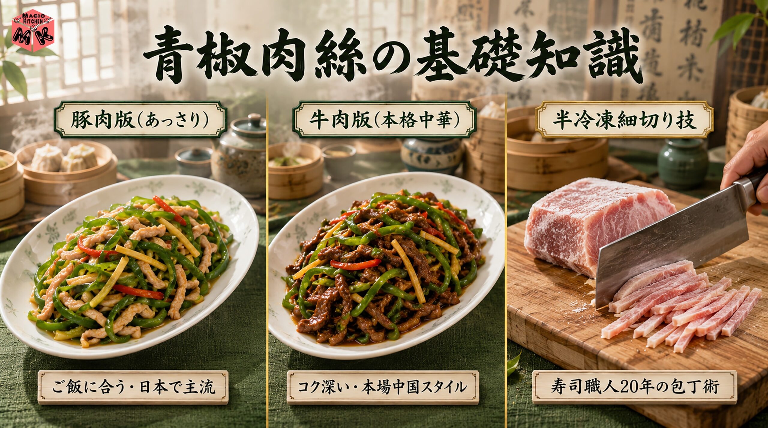青椒肉絲の基礎知識★中華料理の本場の解説
