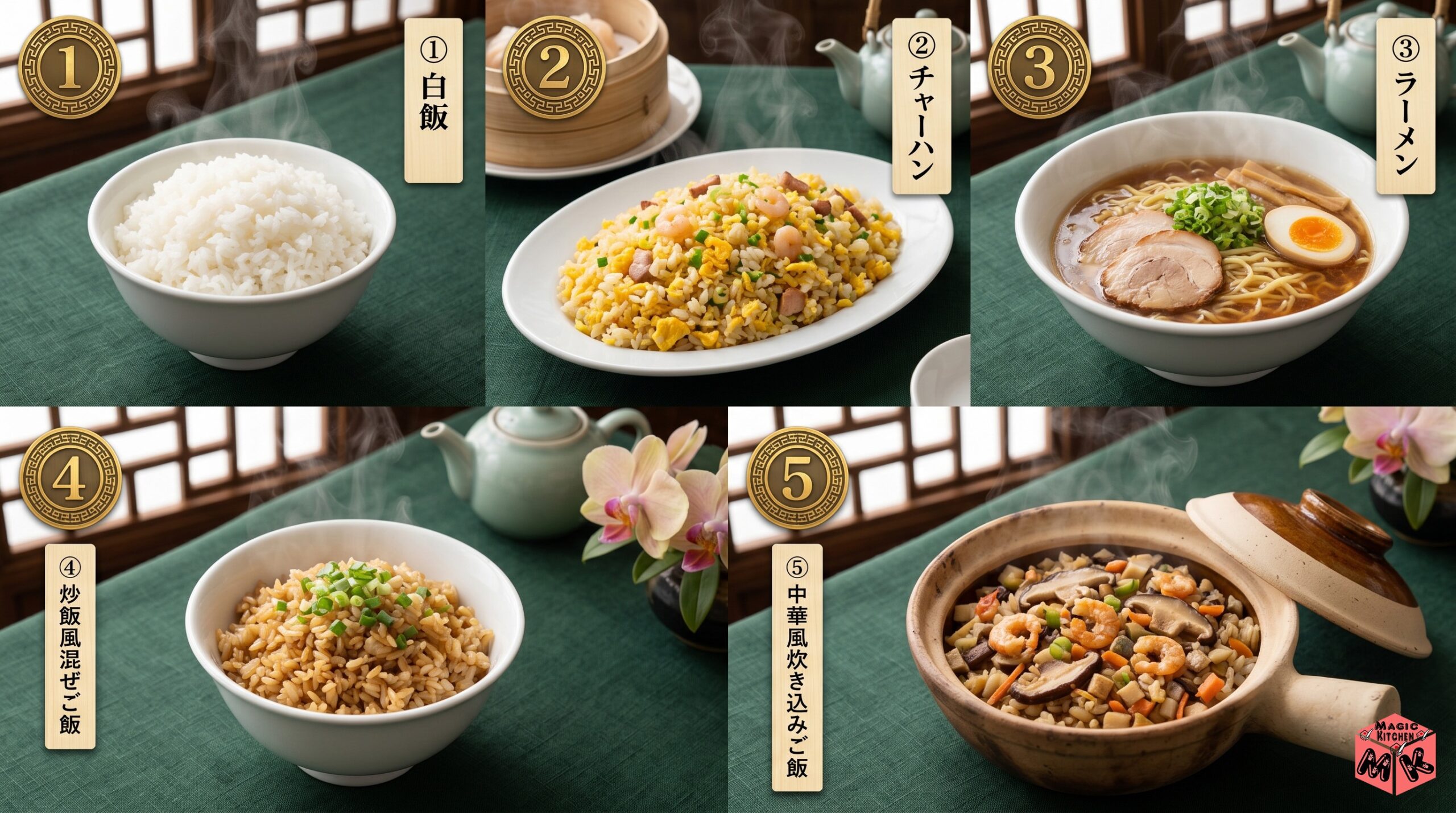 青椒肉絲に合う主食5選