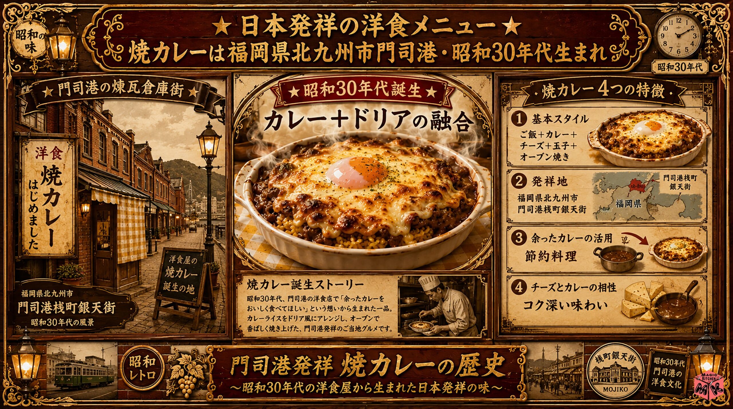 焼カレーの発祥と特徴 門司港の歴史