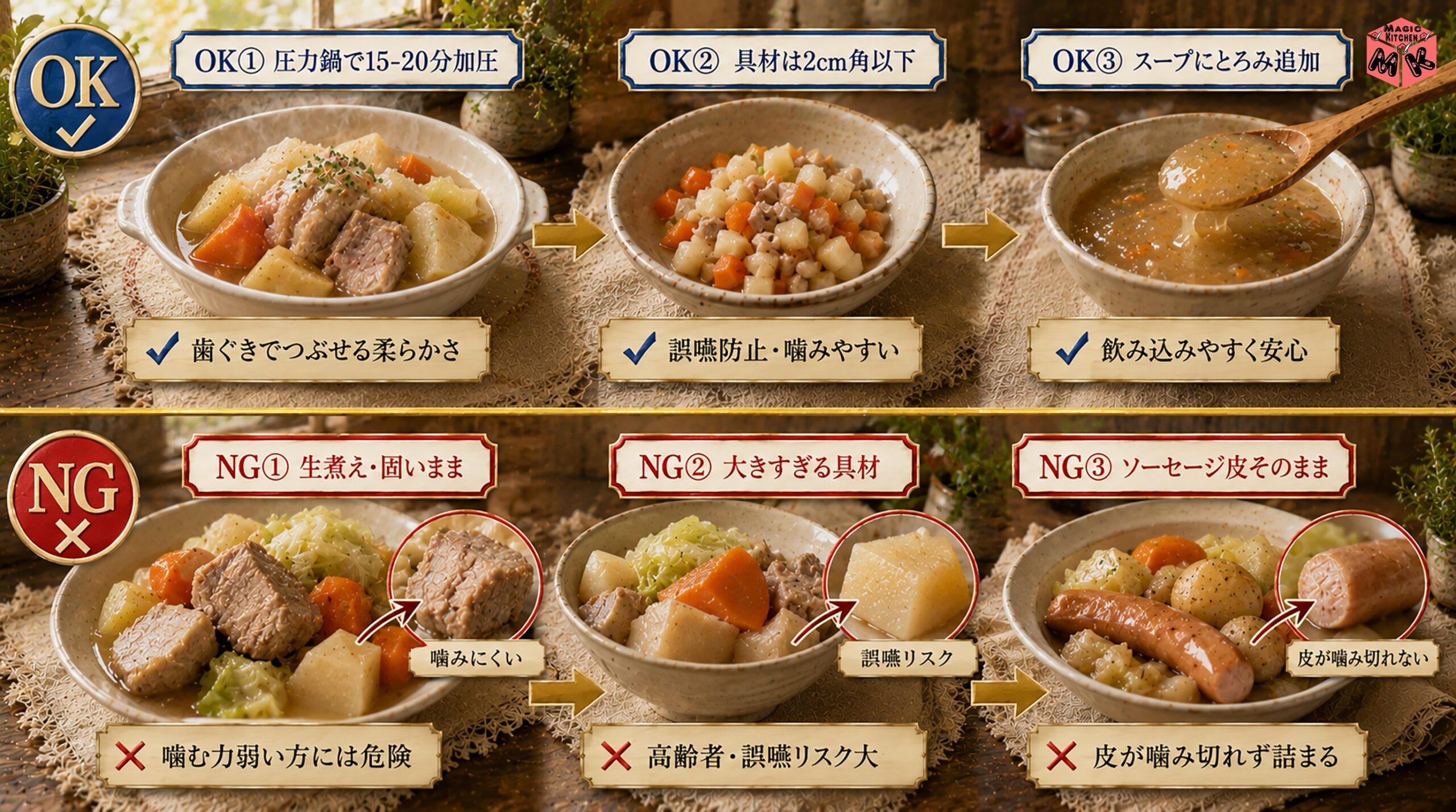 介護食対応のポトフ調理術