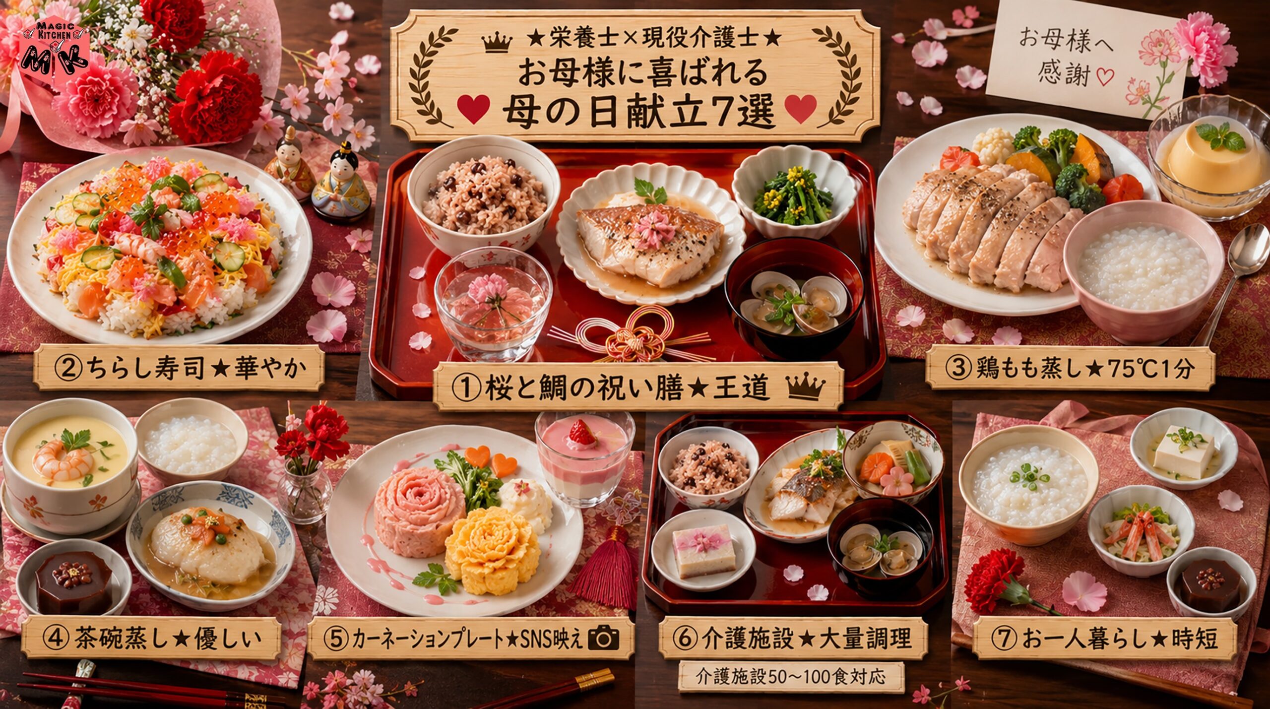 お母様に喜ばれる介護食献立7選