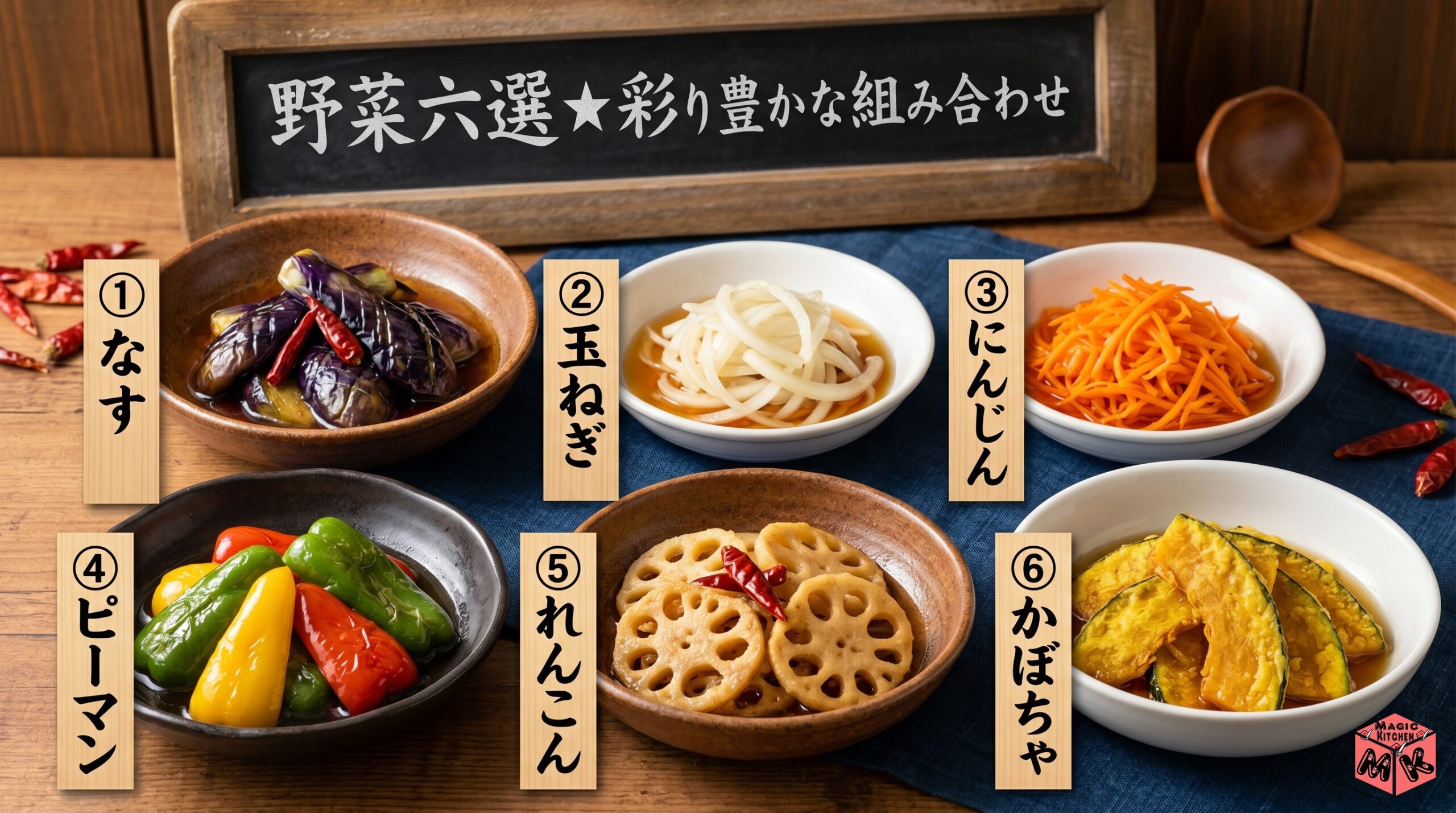 南蛮漬けに合う野菜の具材