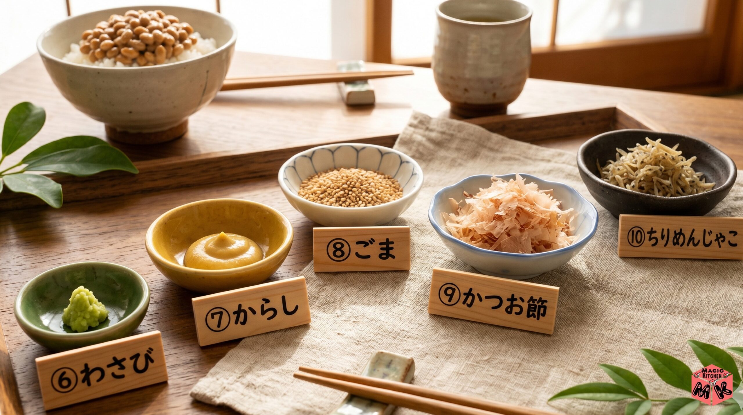 納豆の薬味トッピング 6〜10