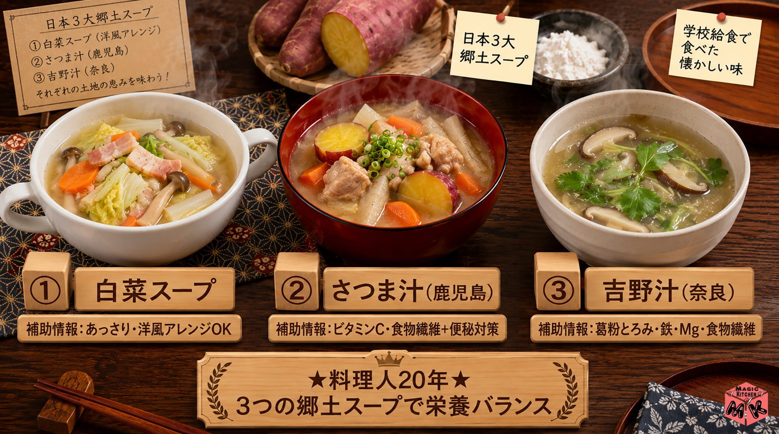 ネギ塩豚丼に合うスープ3選