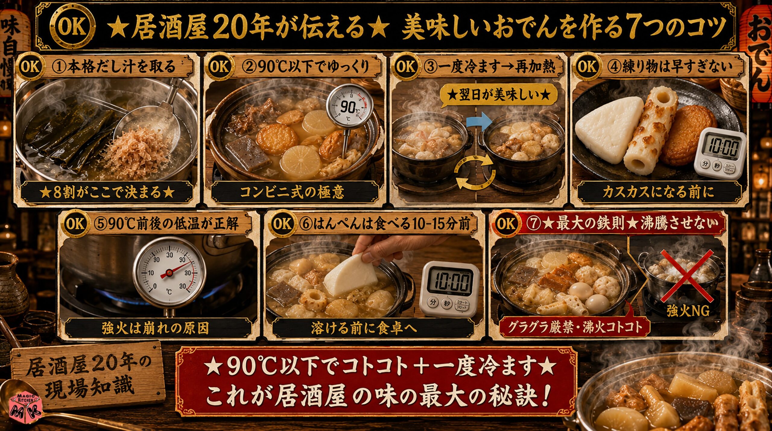美味しいおでんを作る7つのコツ