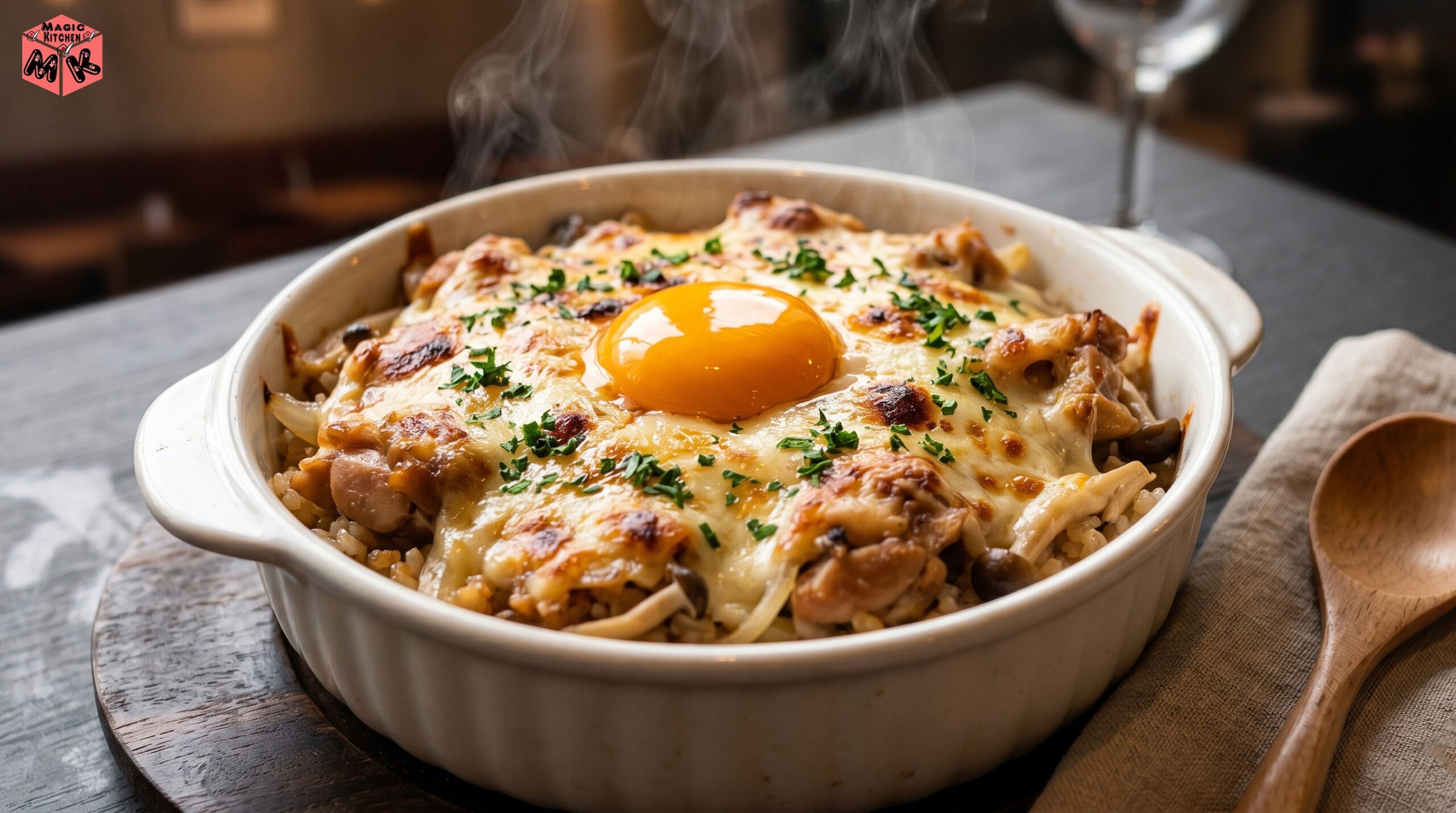 親子グラタン丼・チーズバター焼き