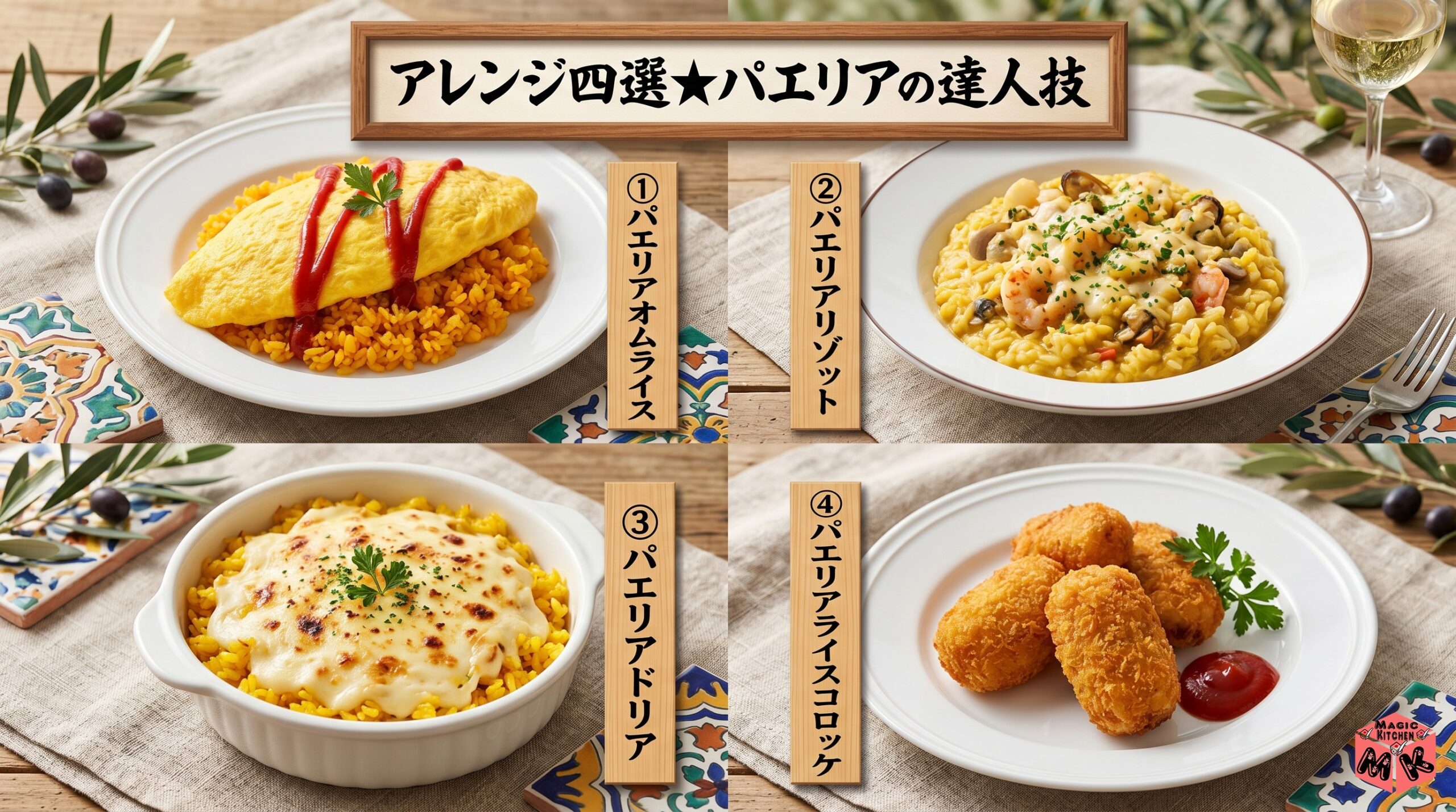 パエリア アレンジ