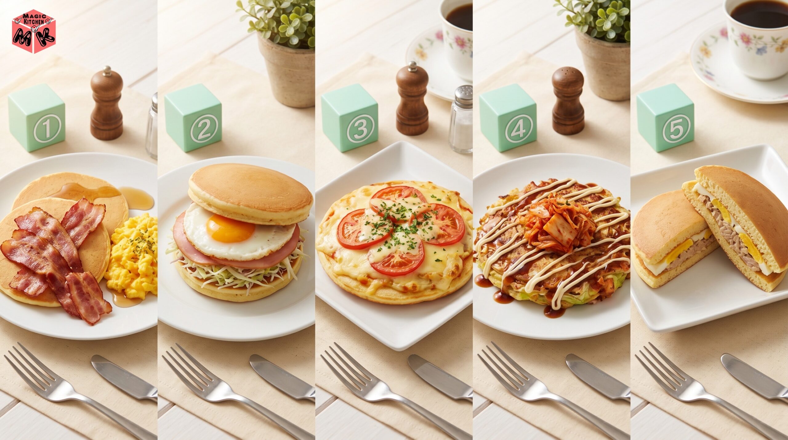 ホットケーキのおかず系トッピング5選