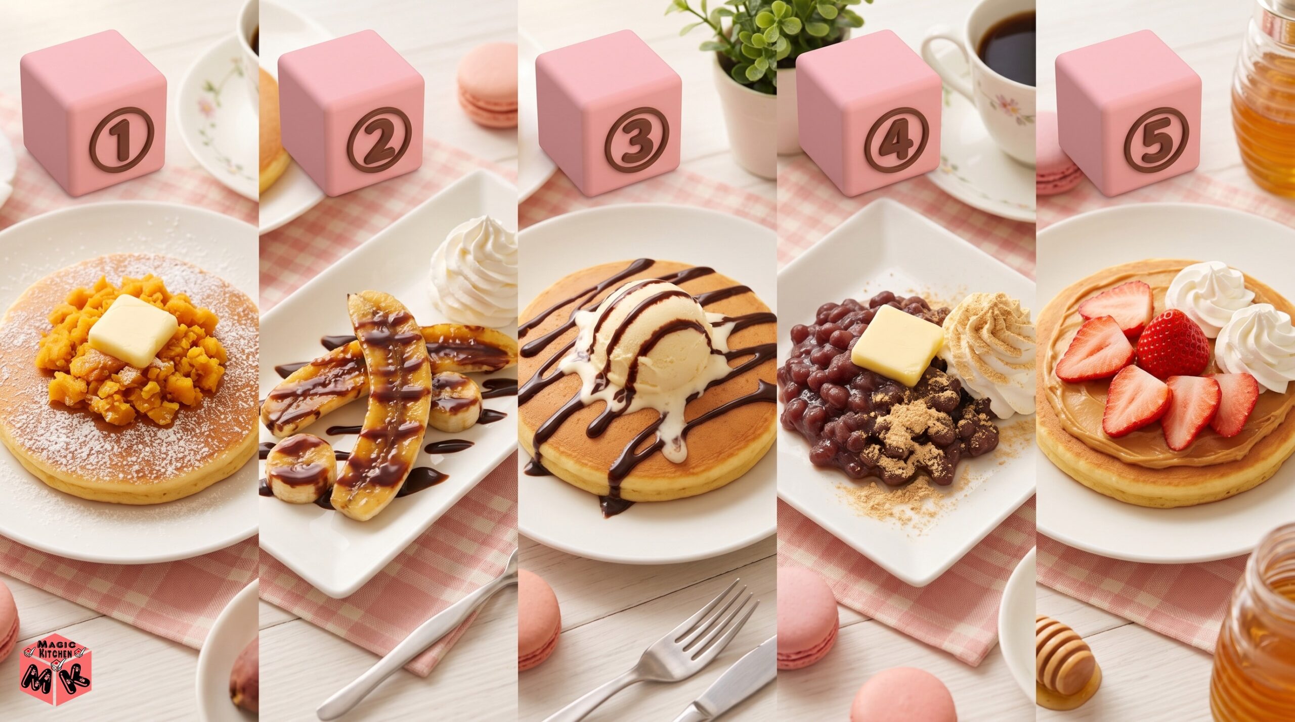 ホットケーキの甘い系トッピング5選