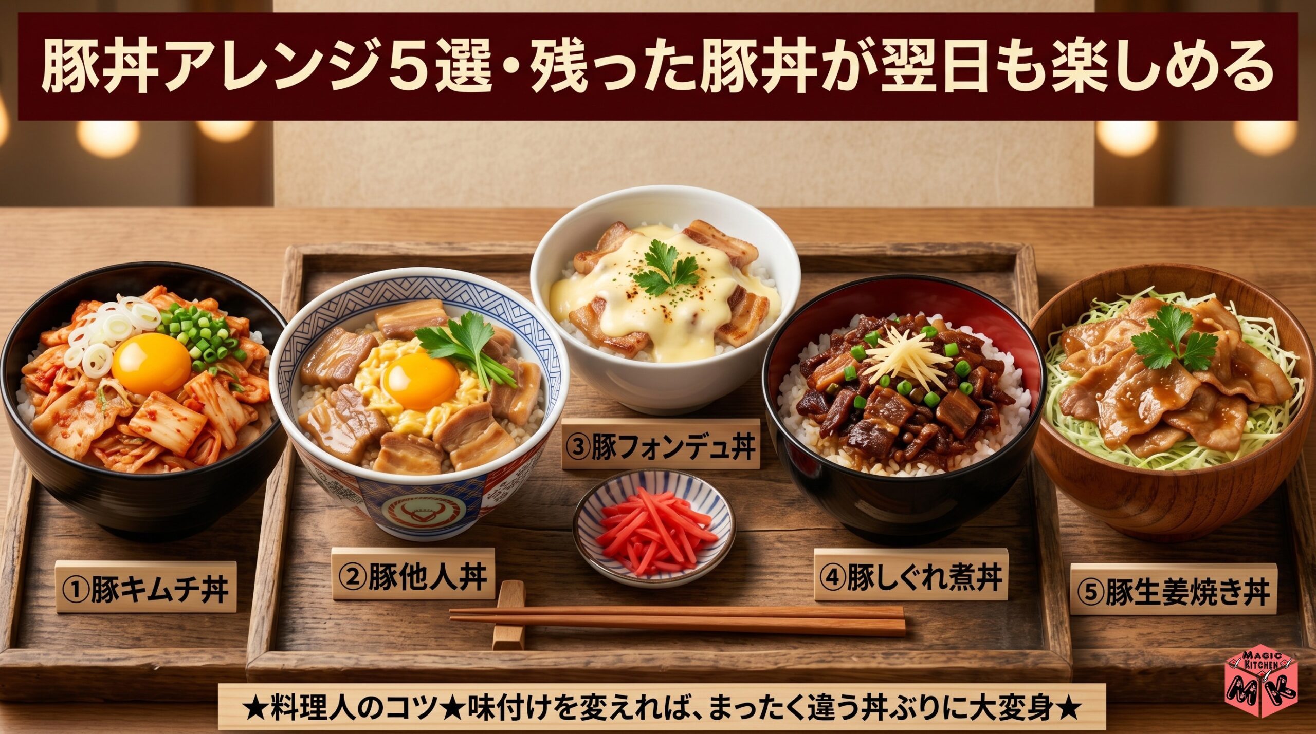 豚丼 アレンジ