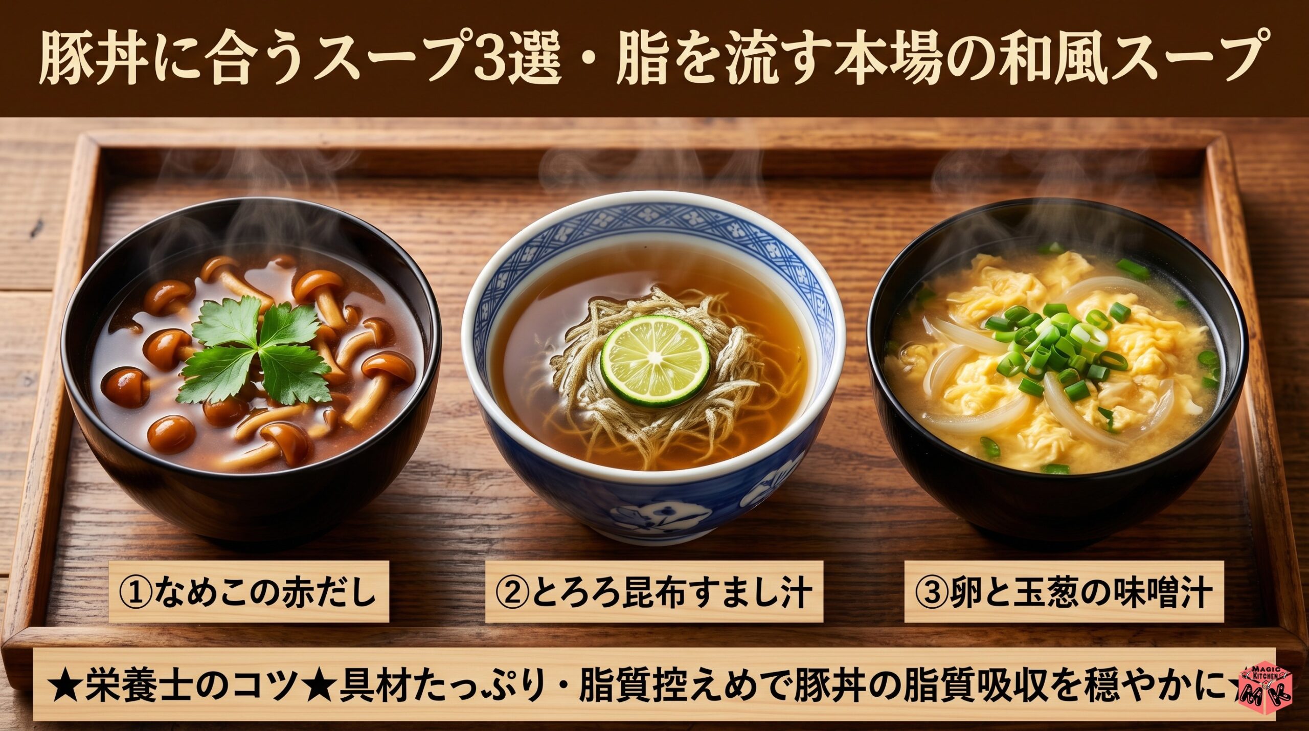 豚丼 スープ