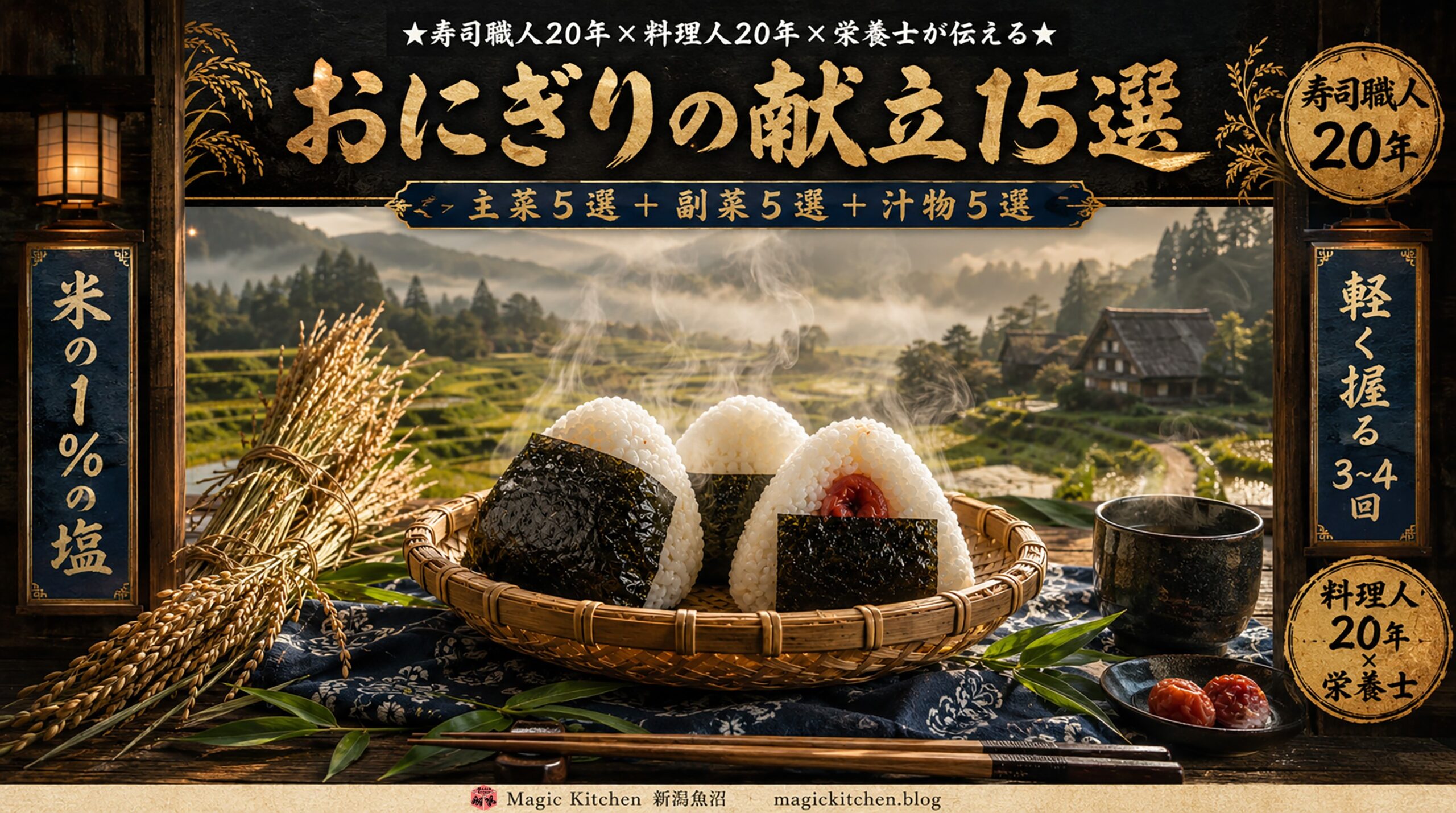 おにぎりの献立15選 アイキャッチ
