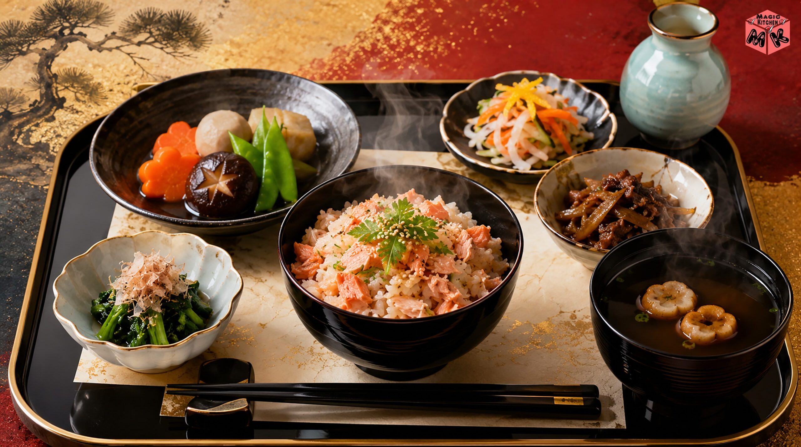 フッくんの店メニュー献立例A 料亭風