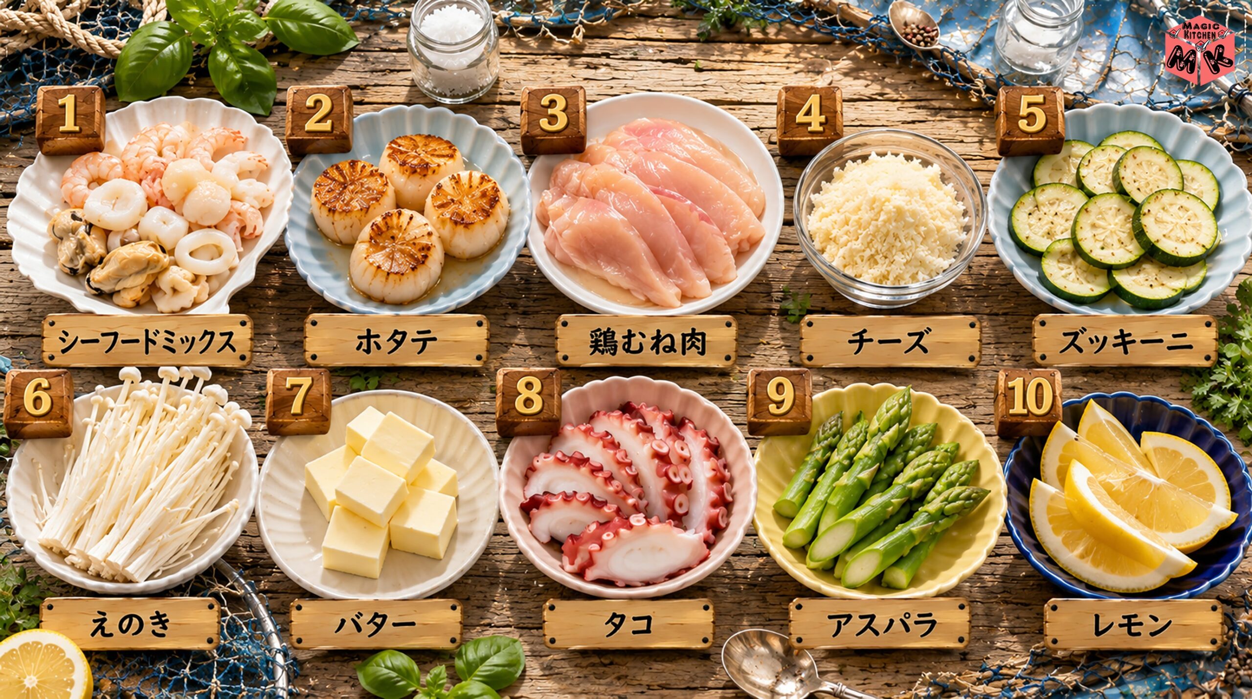 塩焼きそばの変わり種具材10選 シーフード・ホタテ・鶏むね・チーズ・ズッキーニほか