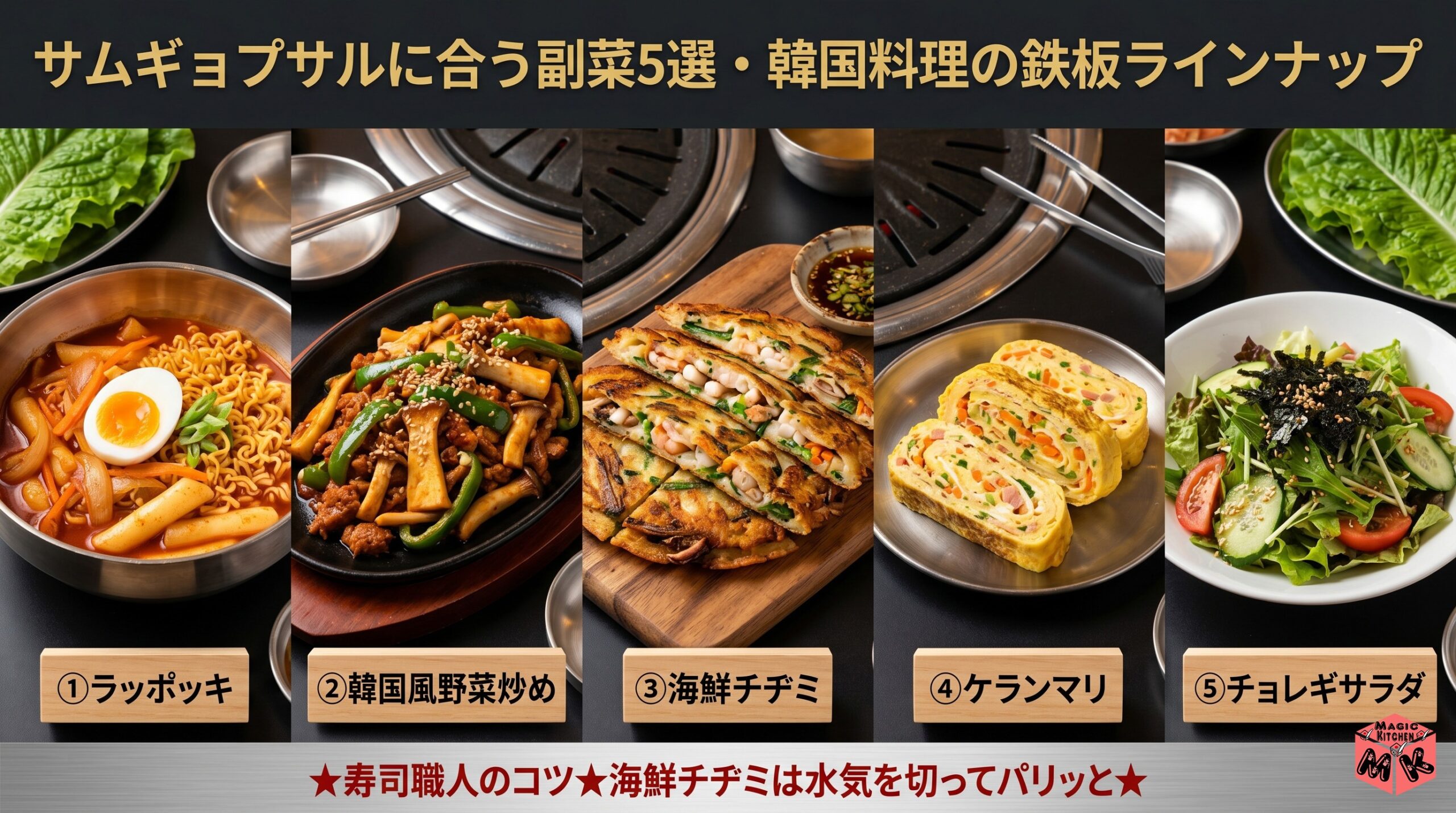 サムギョプサル 副菜