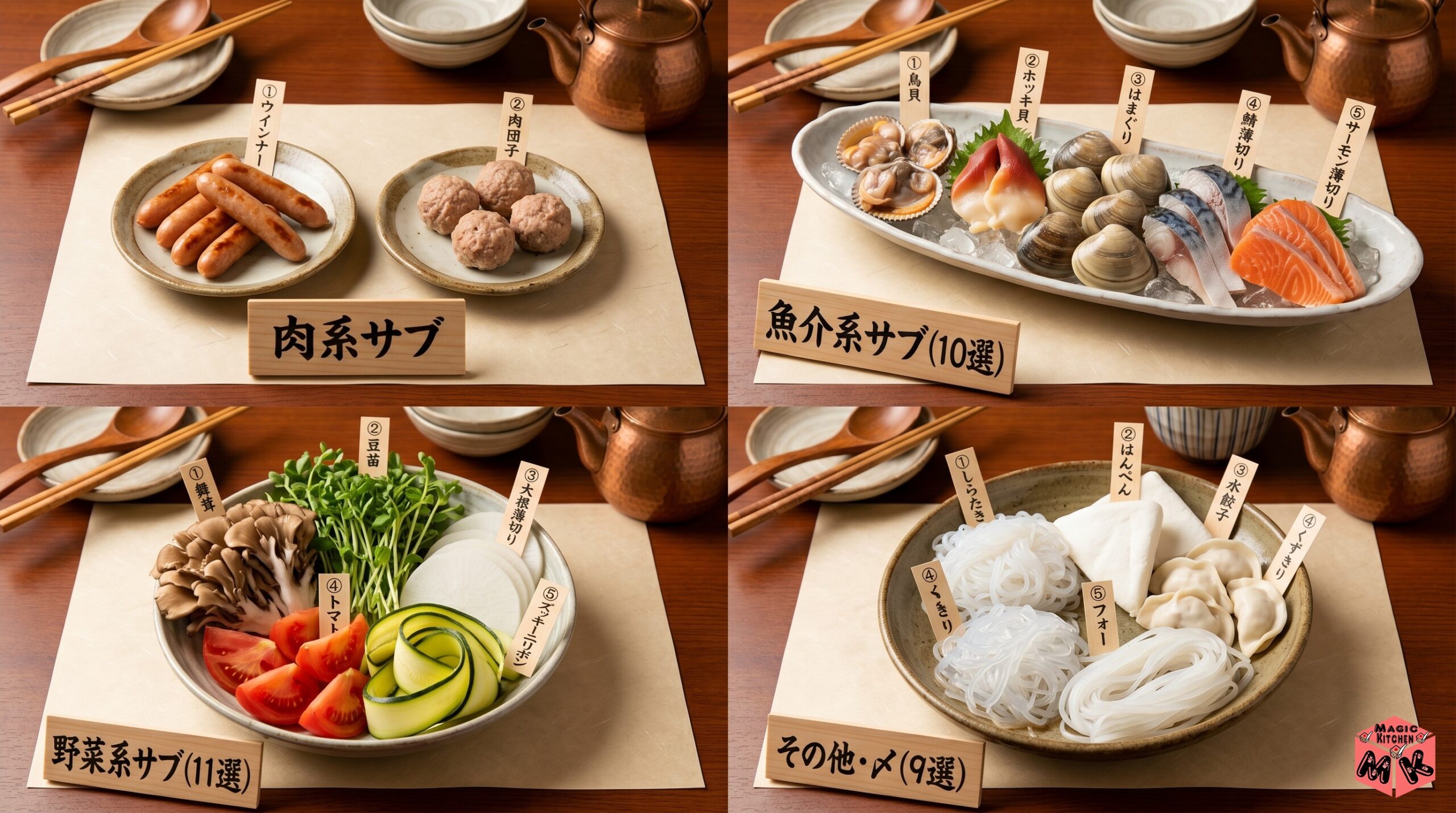 しゃぶしゃぶ 肉系サブ具材