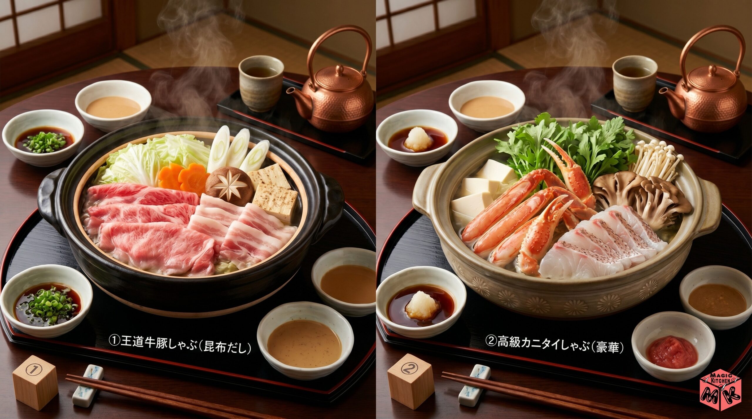 しゃぶしゃぶ 基本レシピ2種