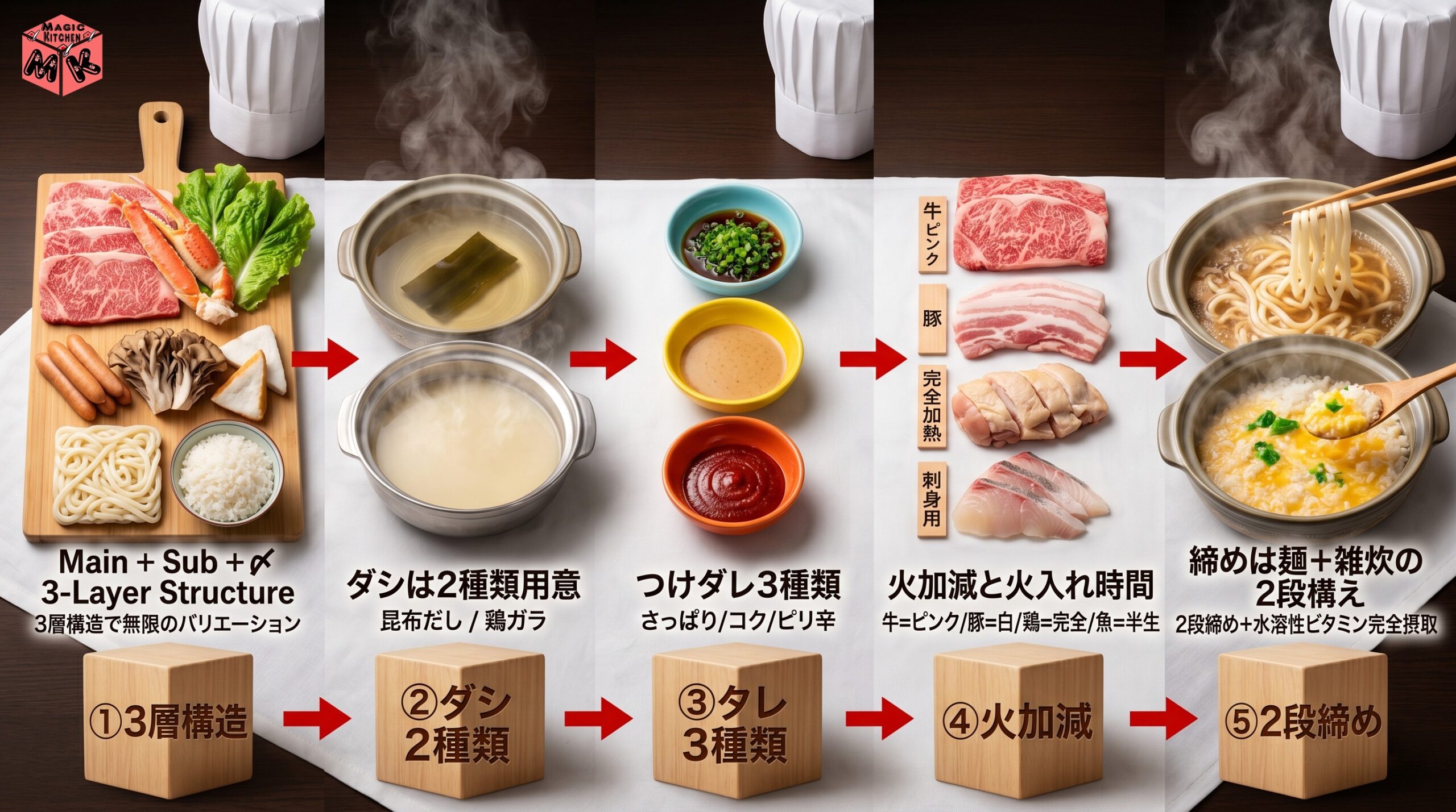 マジックキッチン秘伝 しゃぶしゃぶ最強5箇条