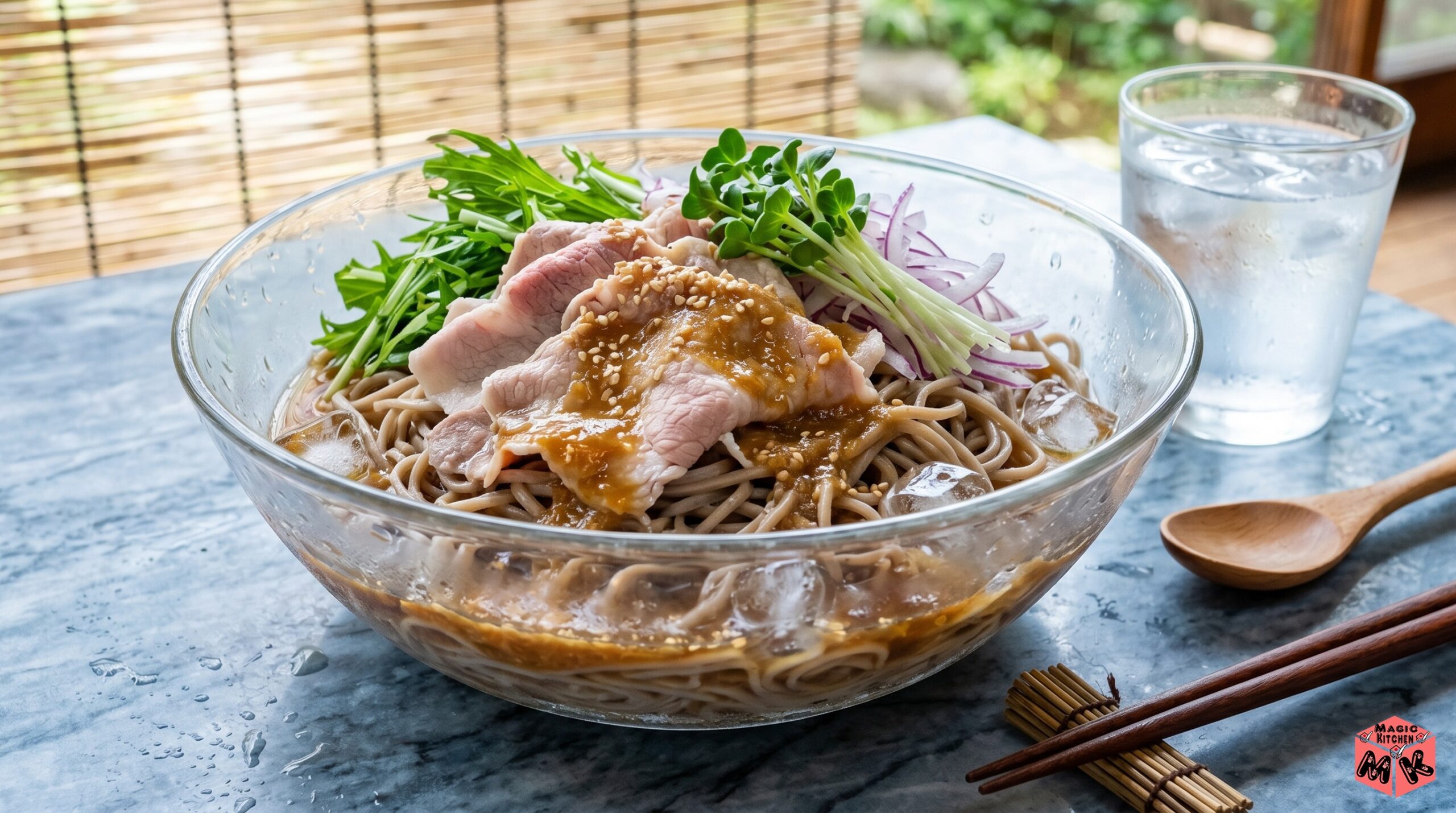 冷たいそばの組み合わせ・ぶっかけ冷しゃぶそば