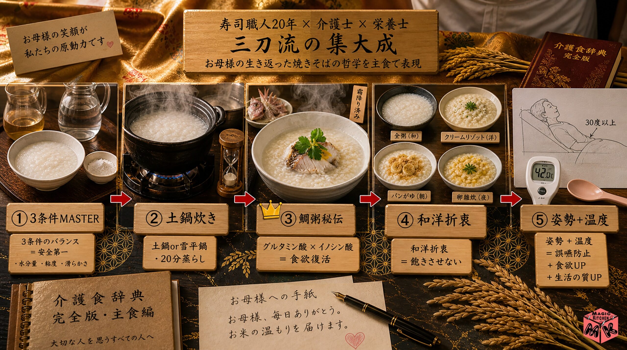 マジックキッチン秘伝 嚥下主食5箇条