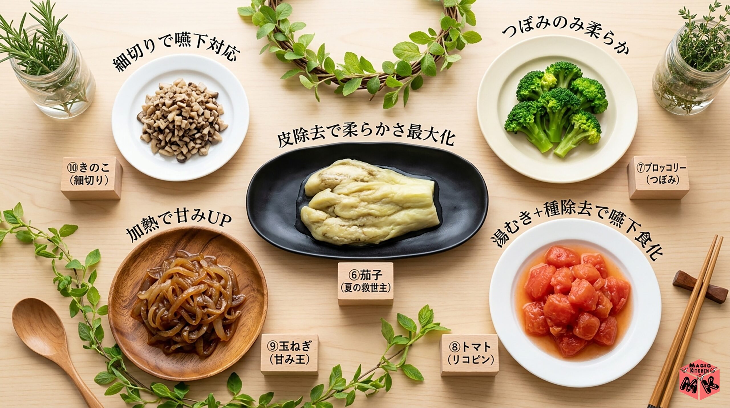 栄養士厳選 嚥下しやすい野菜10選B