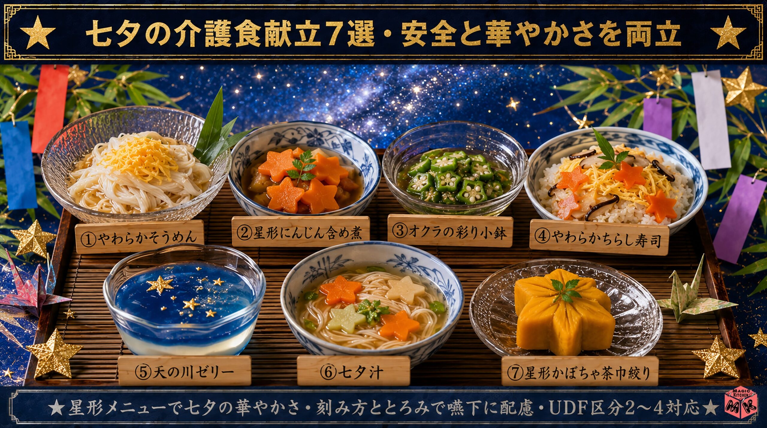 七夕 介護食 献立 7選