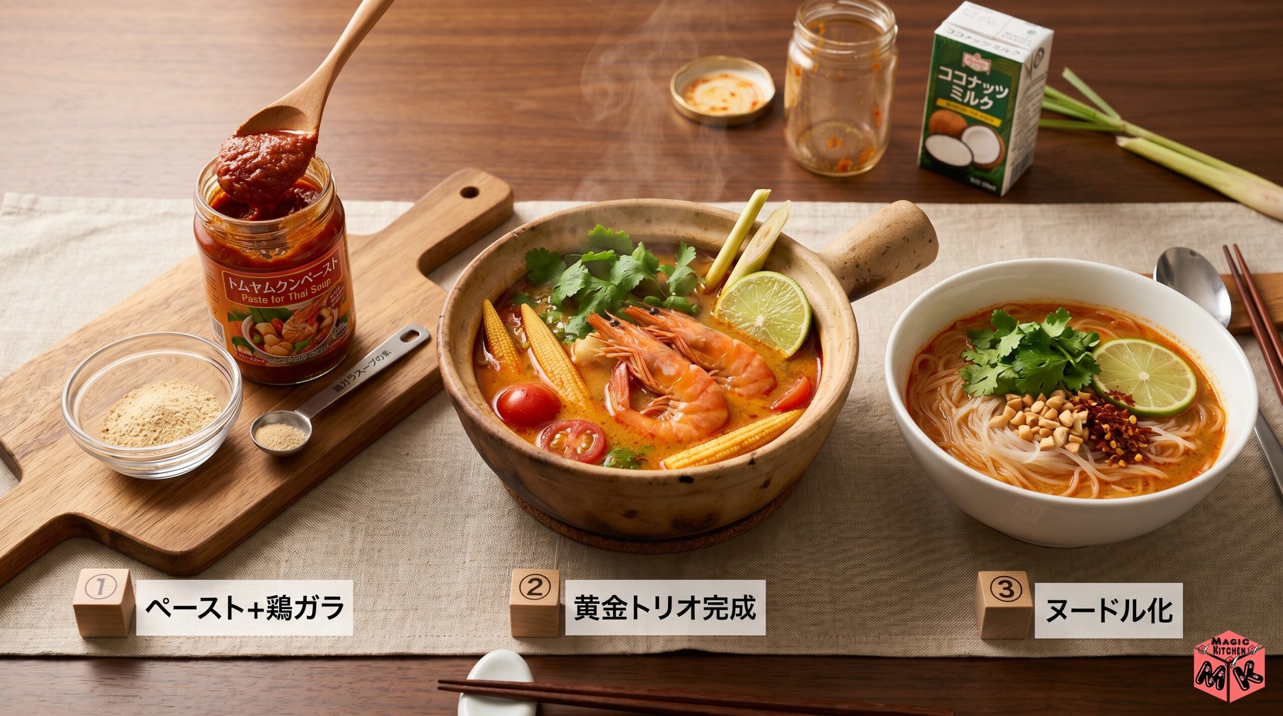 トムヤムクン ペースト活用術