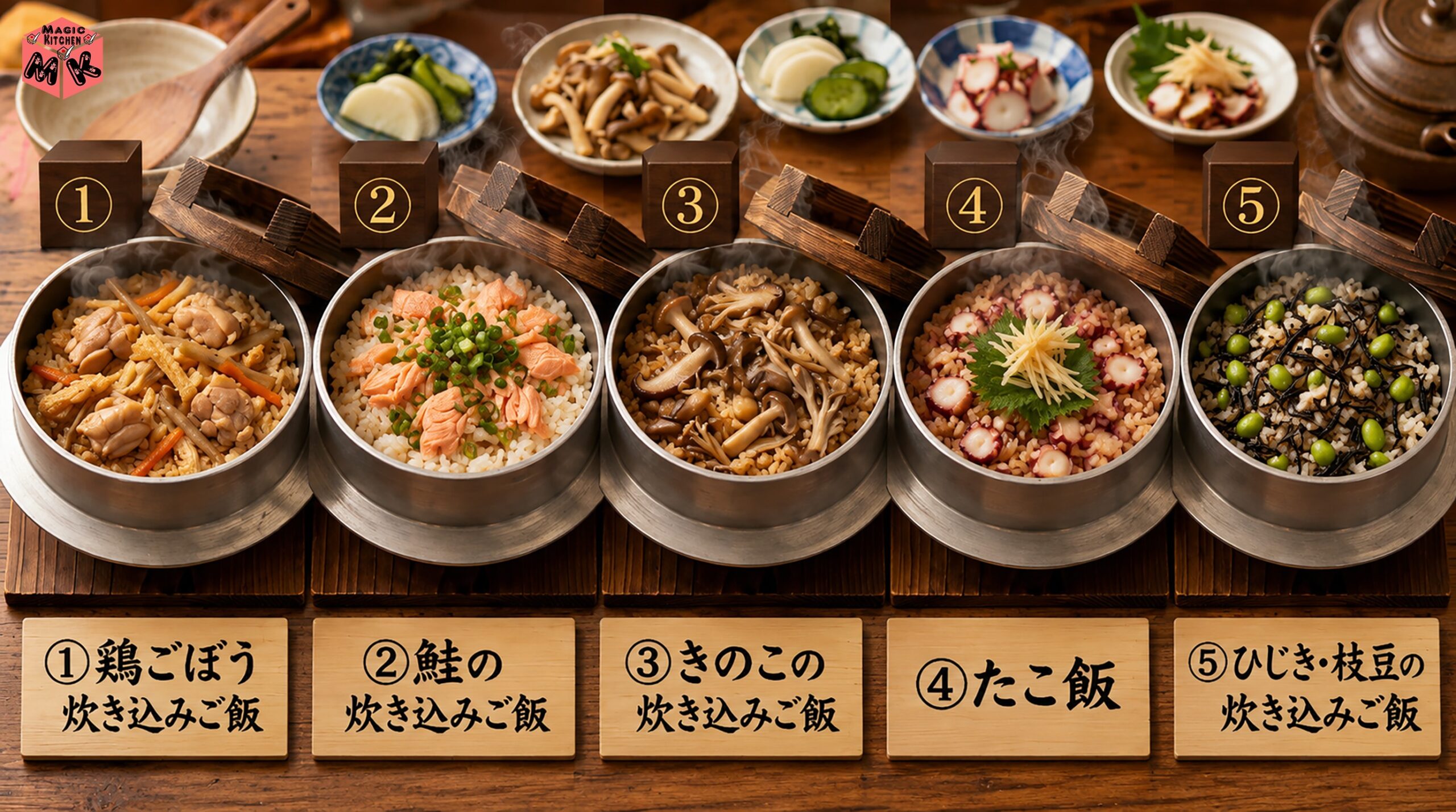 炊き込みご飯の種類5選★豚汁との最高の組み合わせ