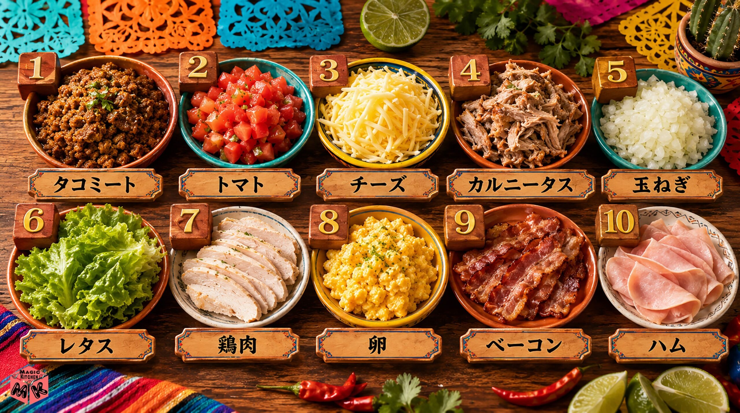 トルティーヤの定番具材TOP10 料理人20年が選ぶランキング